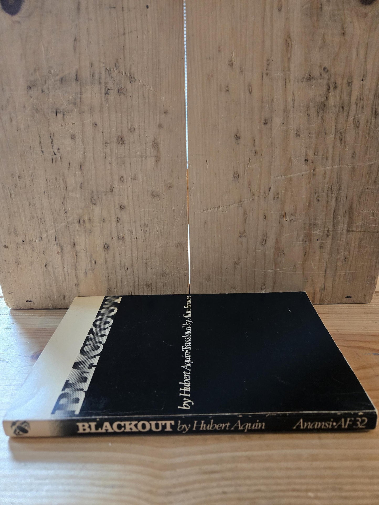 Blackout // Hubert Aquin // 1st U.S. Paperback Printing 1974 // Vintage Paperback