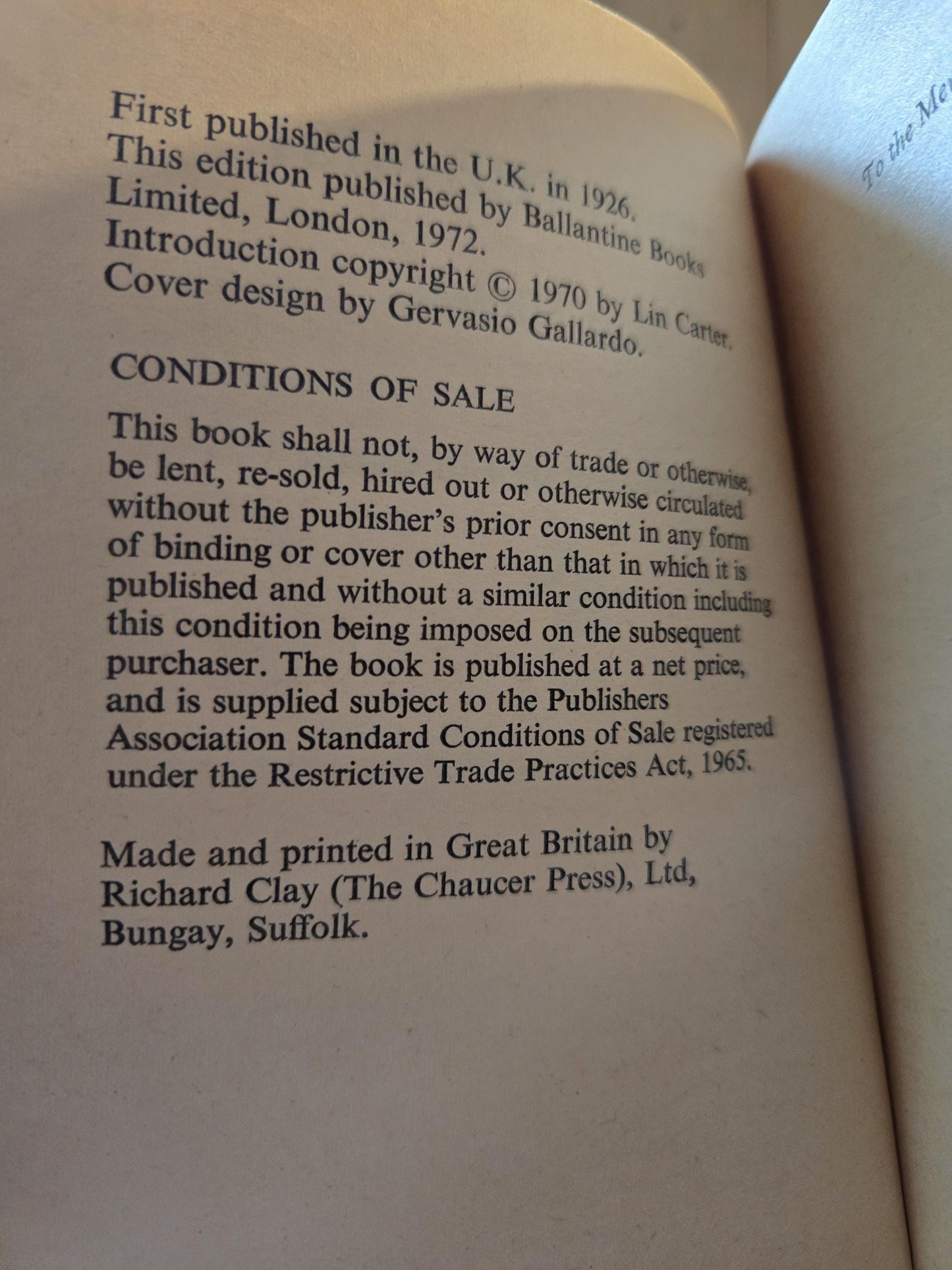 LUD-in-the-Mist // Hope Mirrlees // 1972 // Vintage Paperback Fantasy