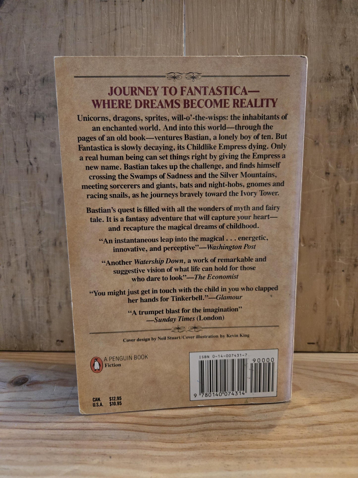 The Neverending Story // Michael Ende // 10th Printing 1984 // Vintage Paperback Fantasy