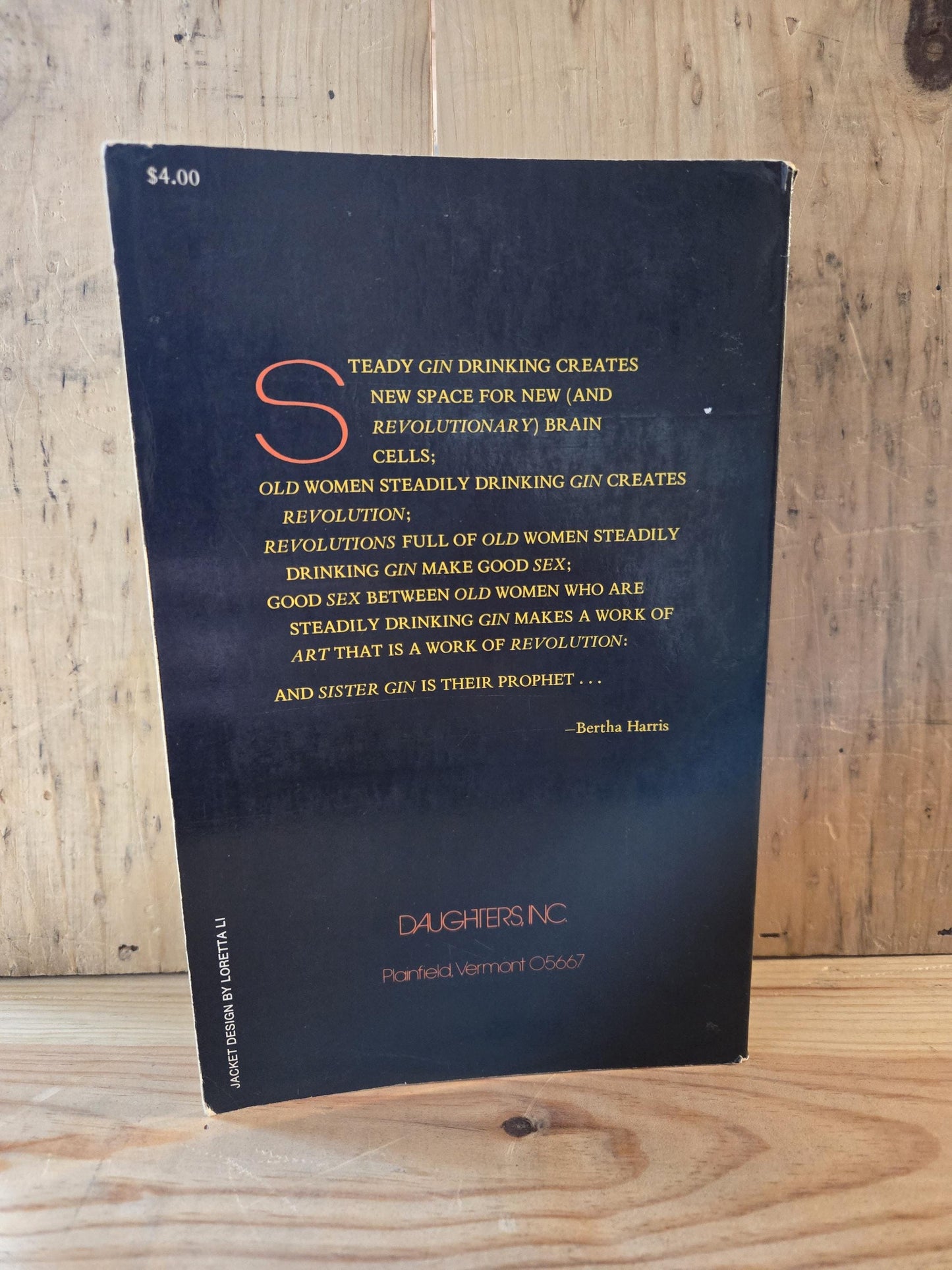 Sister Gin // June Arnold // 1st Paperback Printing 1975 // Vintage Paperback