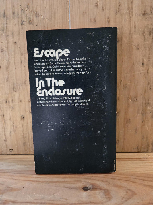 In the Enclosure // Barry N. Malzberg // 1st Avon Printing 1973 // Vintage Paperback Sci-fi