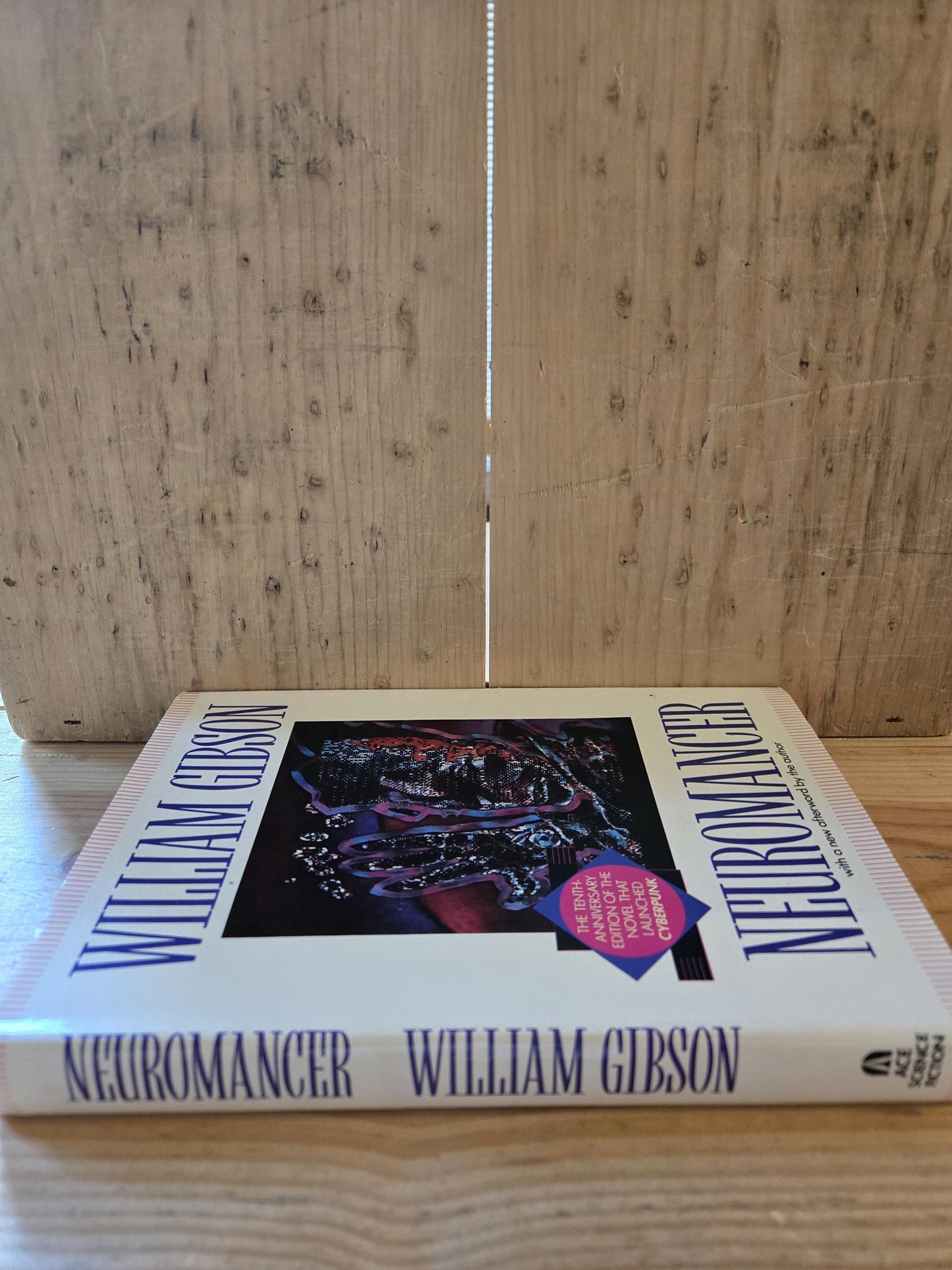 Neuromancer // William Gibson // 10th Anniversary Edition 1994 // Vintage Hardcover Sci-fi Cyberpunk