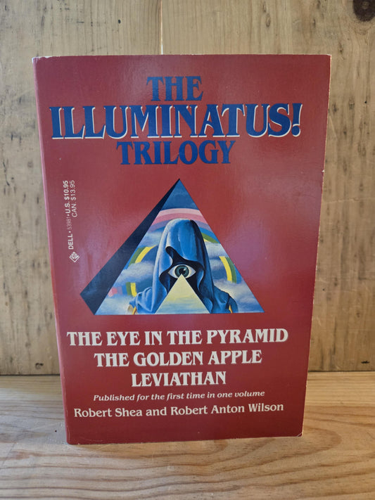 The Illuminatus! Trilogy // Robert Shea and Robert Anton Wilson // 3rd Printing 1984 // Vintage Paperback Sci-fi Omnibus Edition