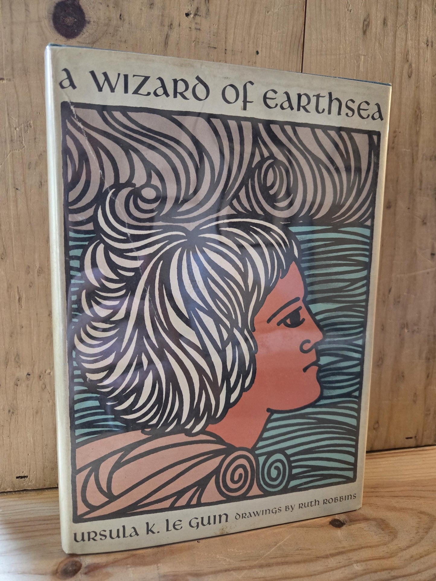A Wizard of Earthsea // Ursula K. Le Guin // 1970s // Vintage Hardcover Fantasy Drawings by Ruth Robbins