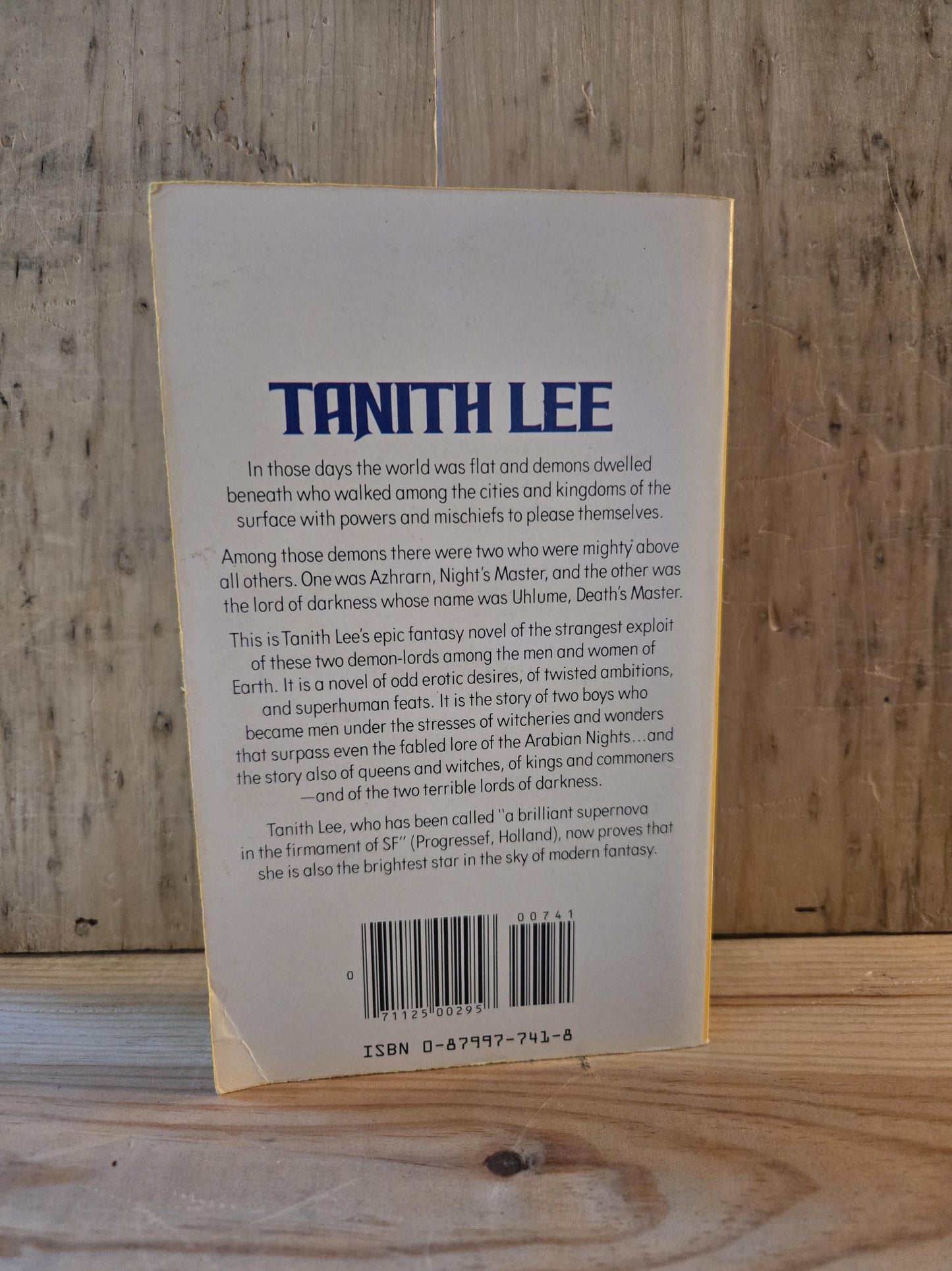 Death's Master // Tanith Lee // 3rd DAW Printing 1979 // Vintage Paperback Fantasy
