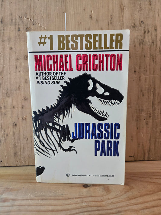 Jurassic Park // Michael Crichton // 1993 // Vintage Paperback Horror Thriller