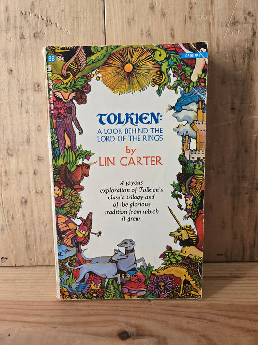 Tolkien: A Look Behind The Lord of the Rings // Lin Carter // 1969 // Vintage Paperback Fantasy