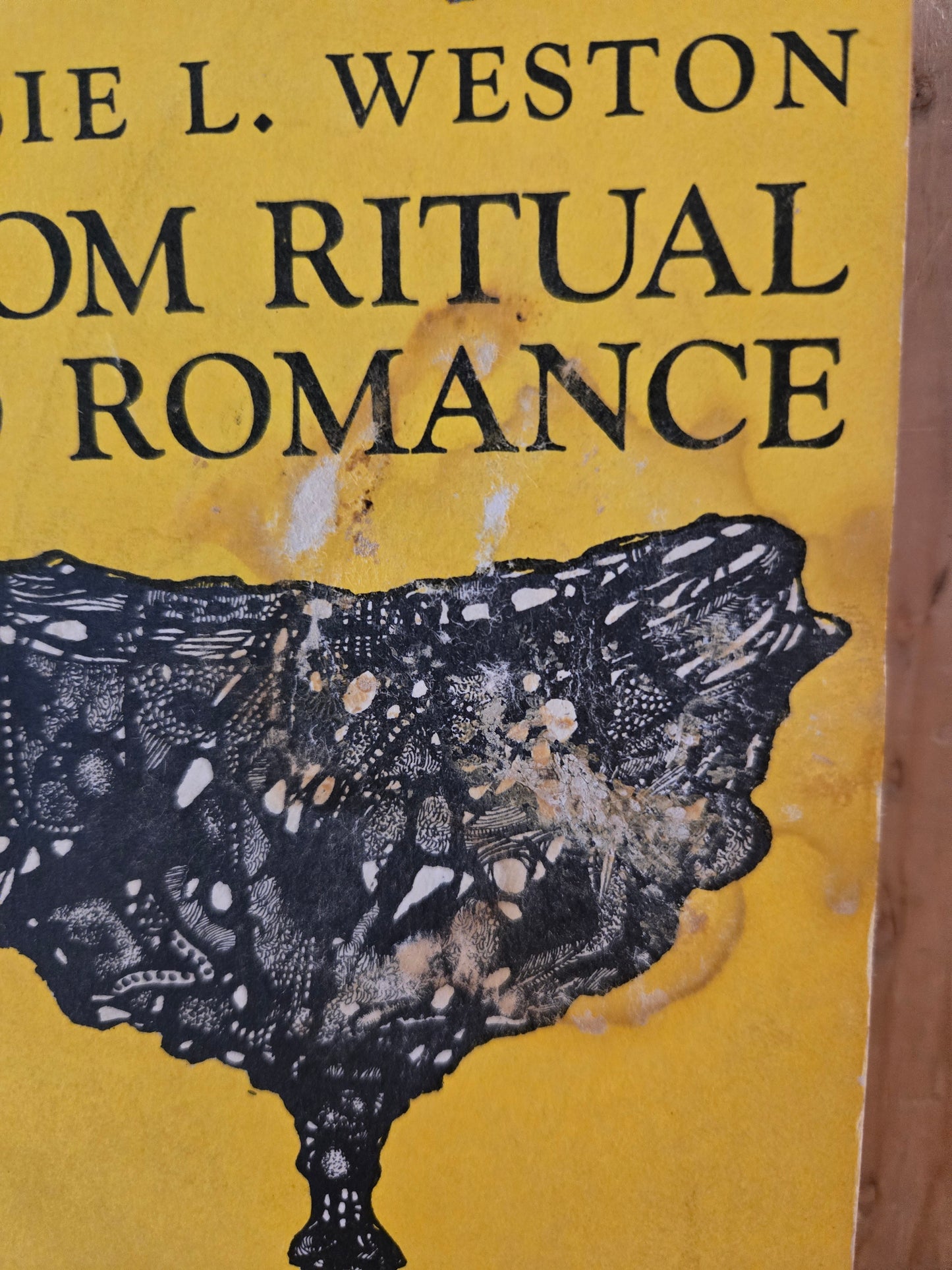 From Ritual To Romance // Jessie L. Weston // 1957 // Vintage Paperback Mythology Symbols