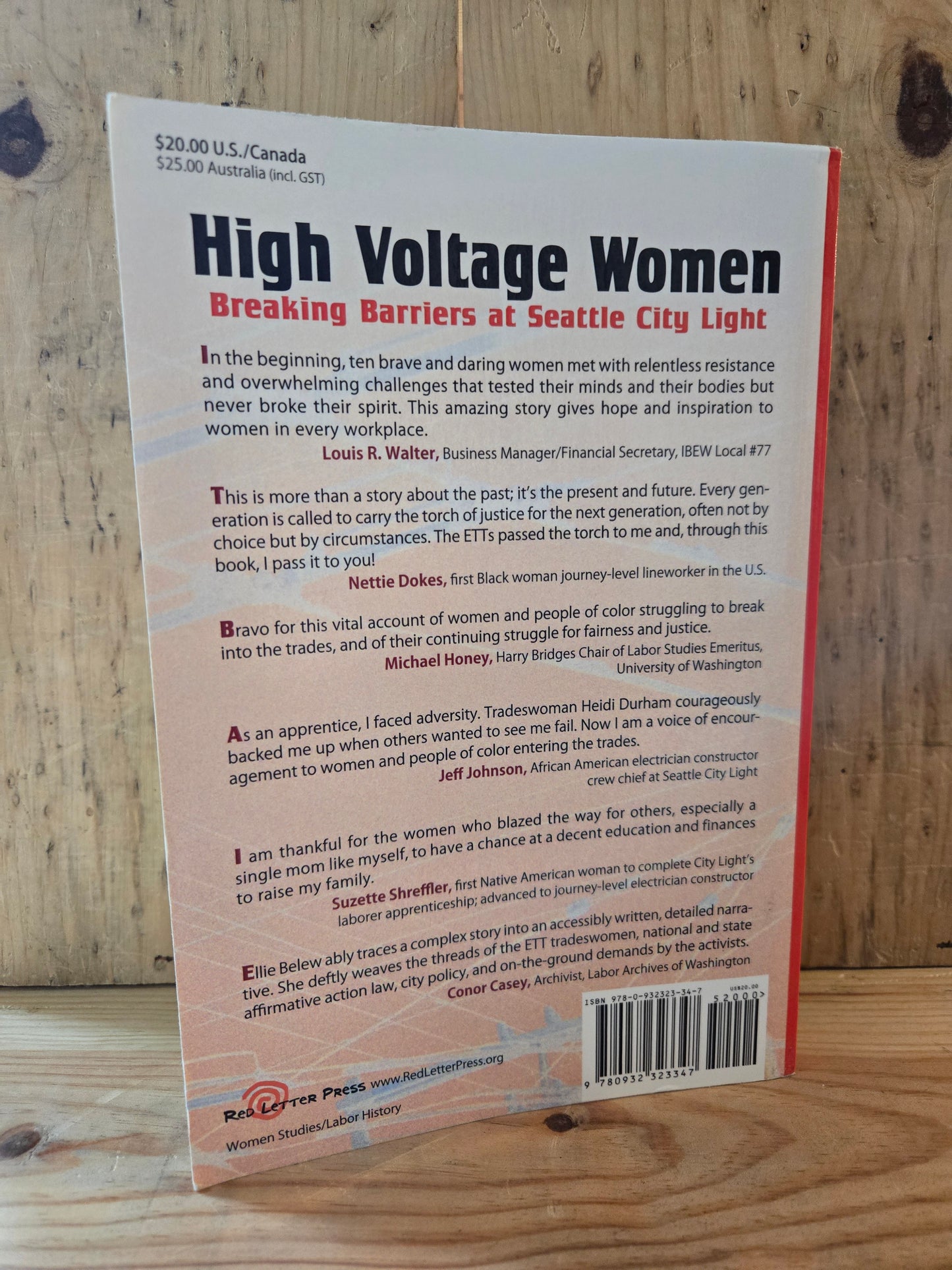 High Voltage Women: Breaking Barriers at Seattle City Light // Ellie Belew // 2019 // Paperback