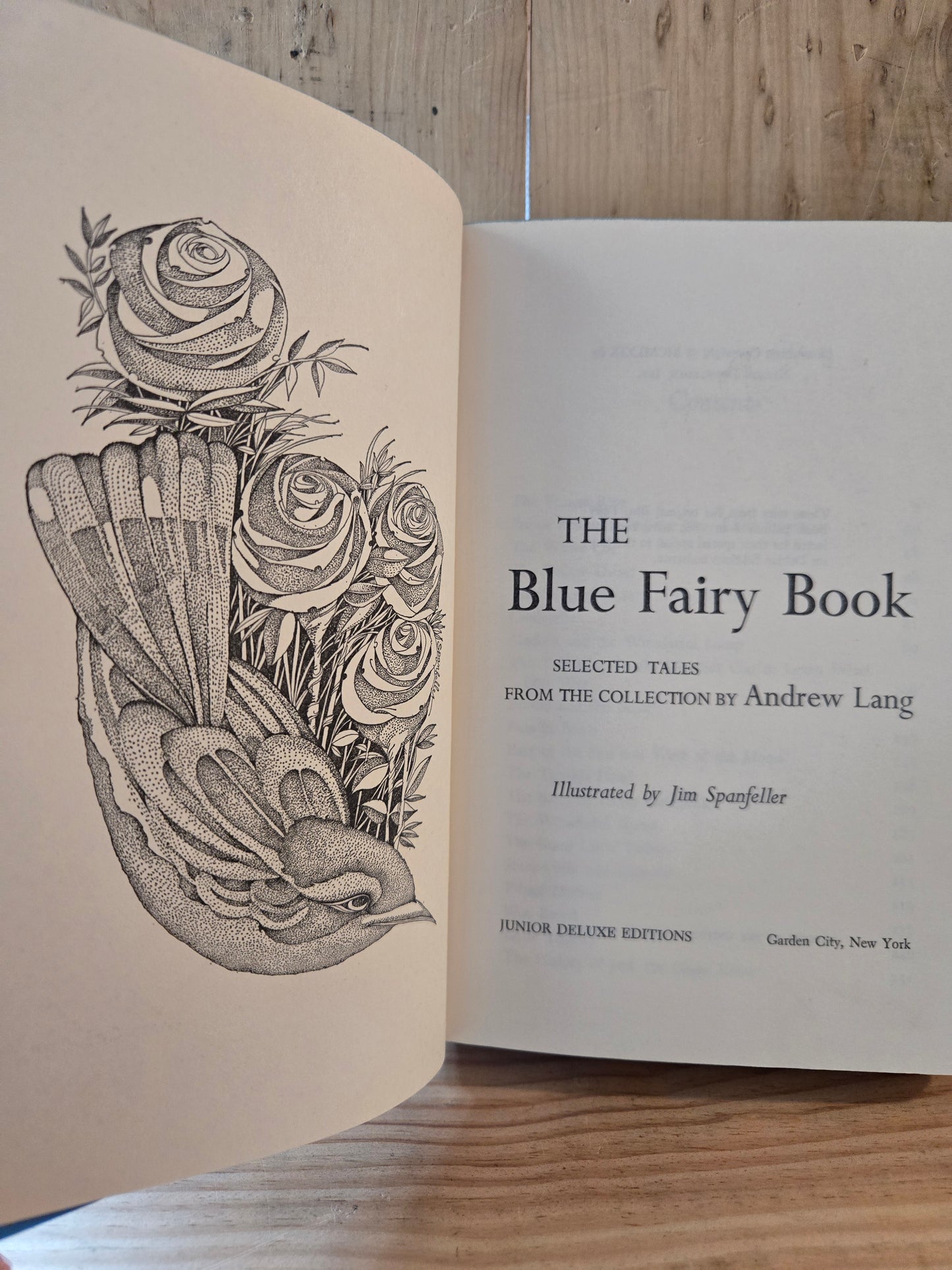 The Blue Fairy Book // Selected Tales from the Collection by Andrew Lang // Book Club Edition 1969 // Vintage Hardcover