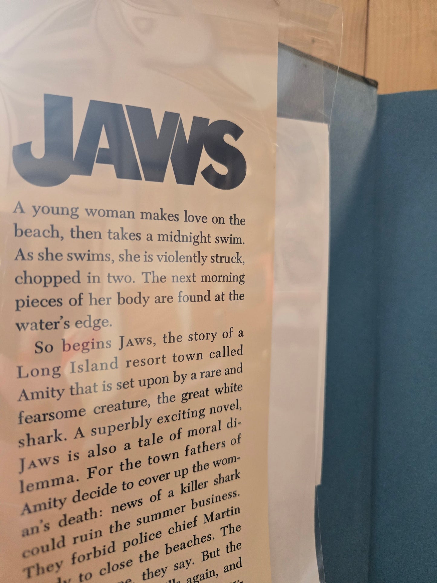 Jaws // Peter Benchley // 1974 // Vintage Hardcover Horror Thriller