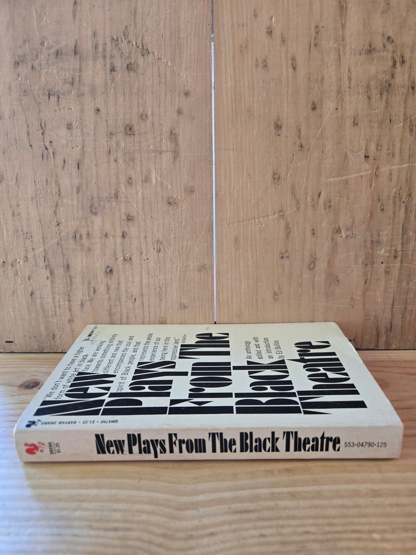 New Plays From The Black Theatre // Edited by Ed Bullins // 1969 // Vintage Paperback