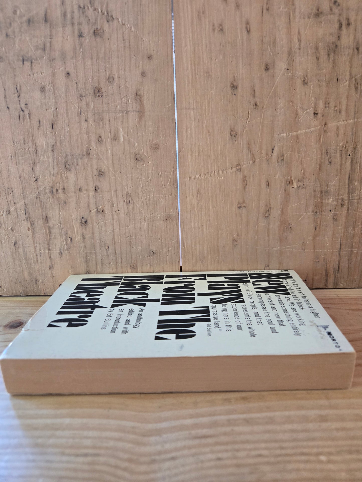 New Plays From The Black Theatre // Edited by Ed Bullins // 1969 // Vintage Paperback