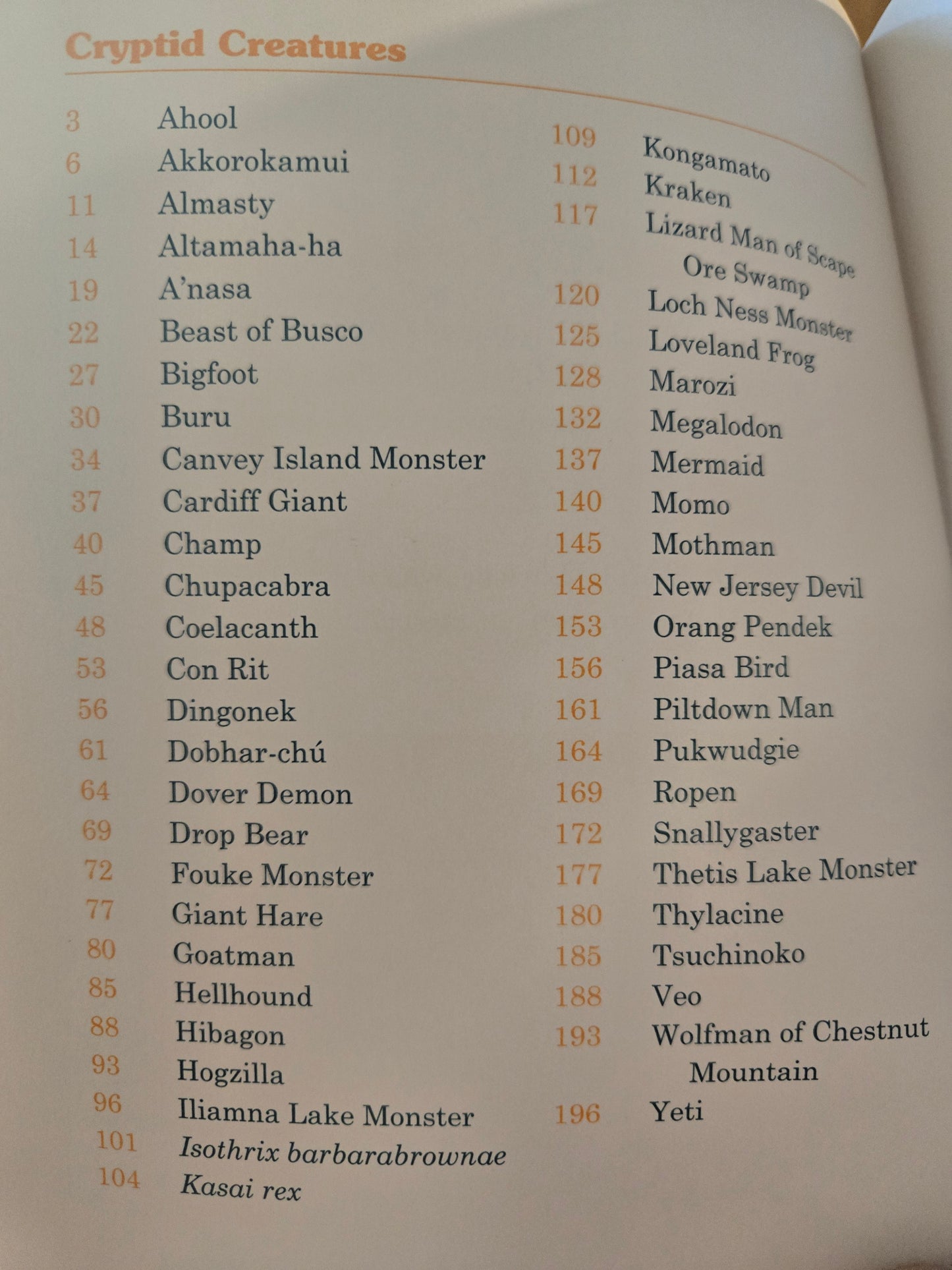 Cryptid Creatures: A Field Guide // Kelly Milner Halls // 2019 // Paperback