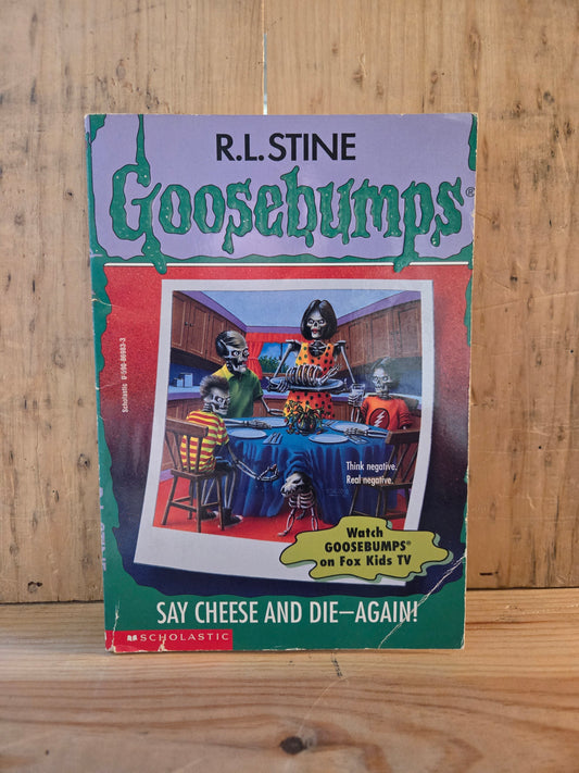 Goosebumps #44: Say Cheese and Die -- Again! // R.L. Stine // 1st Printing 1996 // Vintage Paperback