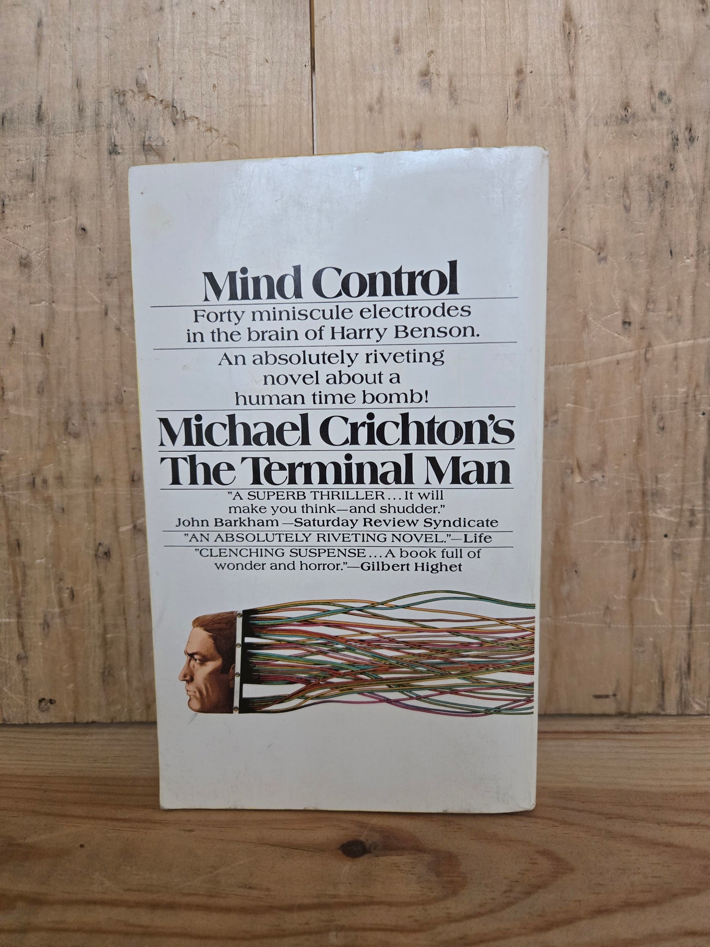 The Terminal Man // Michael Crichton // 1973 // Vintage Paperback Sci-fi