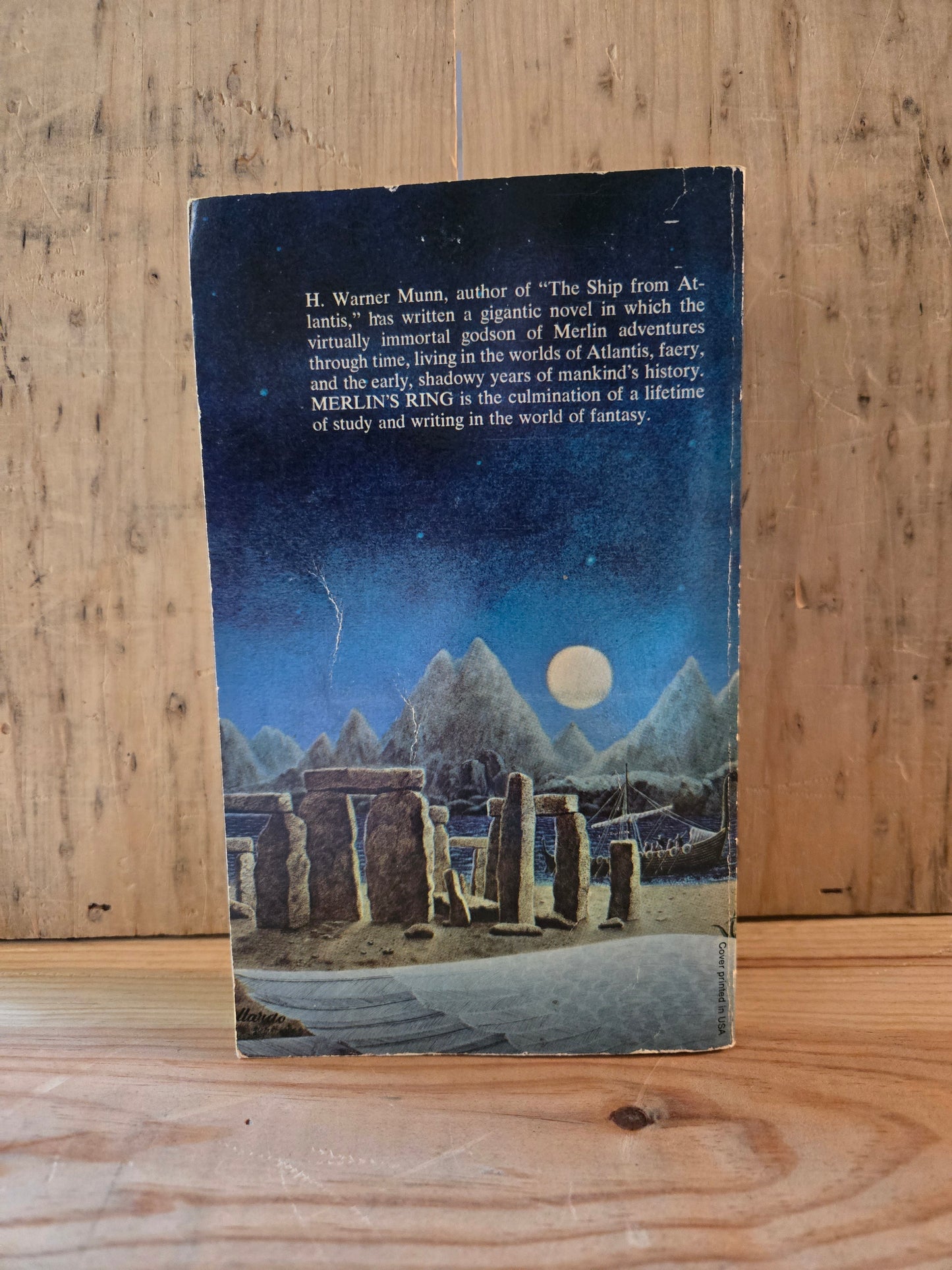 Merlin's Ring // H. Warner Munn // 1976 // Vintage Paperback Fantasy