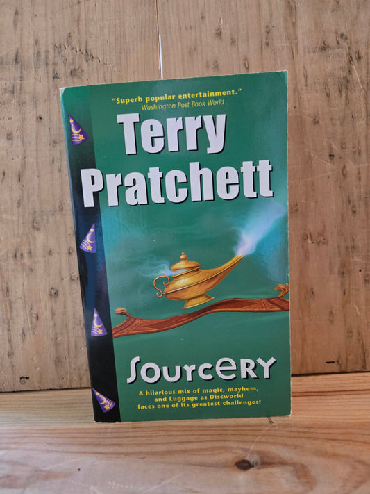 Sourcery // Terry Pratchett // 2001 // Vintage Paperback Discworld Fantasy