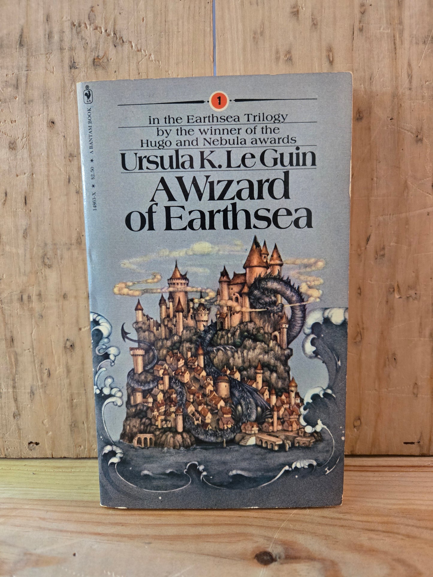 Earthsea Trilogy (3 Book Set) // Ursula K. Le Guin // 14th Printing Bantam 1981 // Vintage Paperback Fantasy
