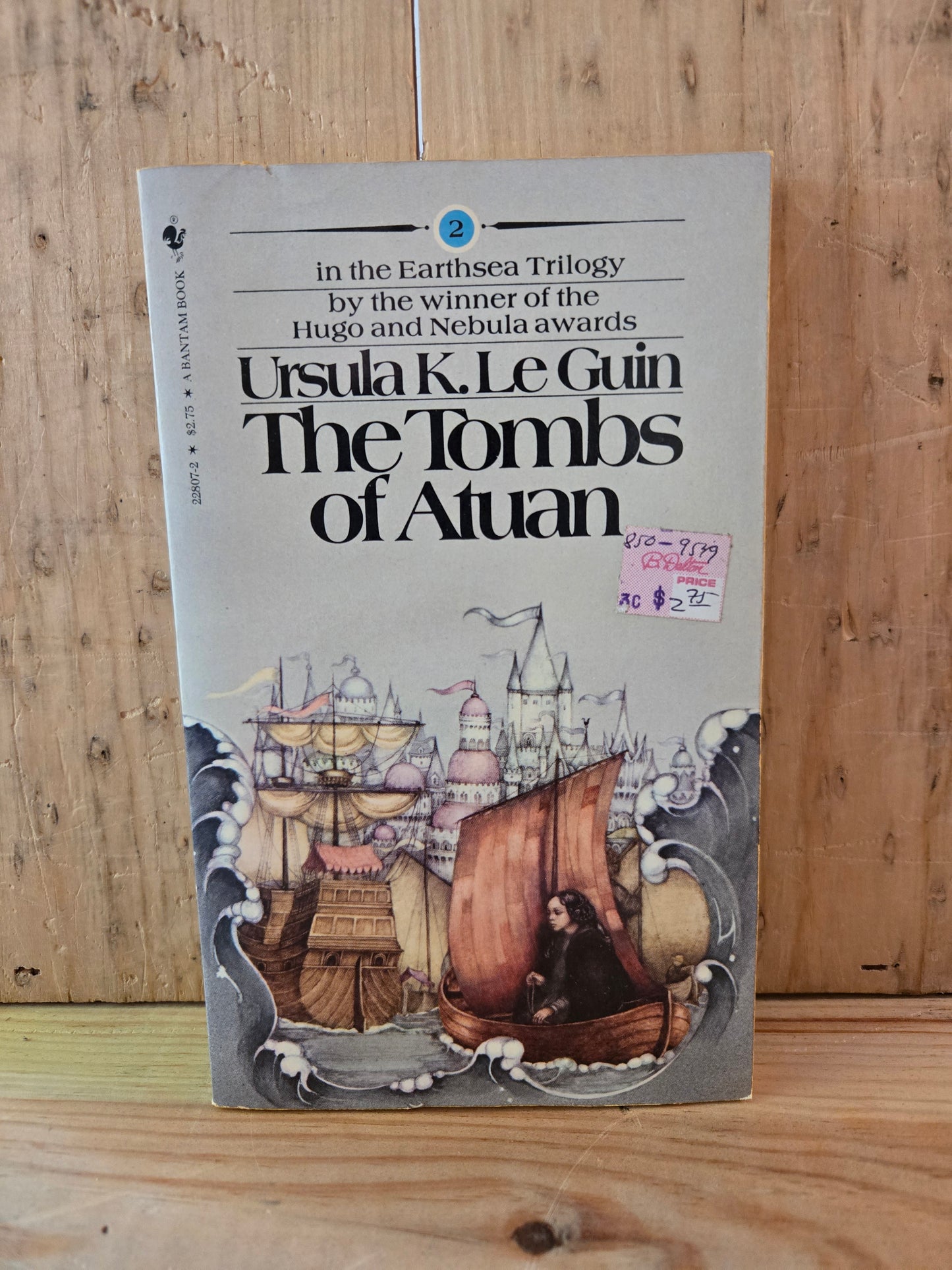 Earthsea Trilogy (3 Book Set) // Ursula K. Le Guin // 14th Printing Bantam 1981 // Vintage Paperback Fantasy
