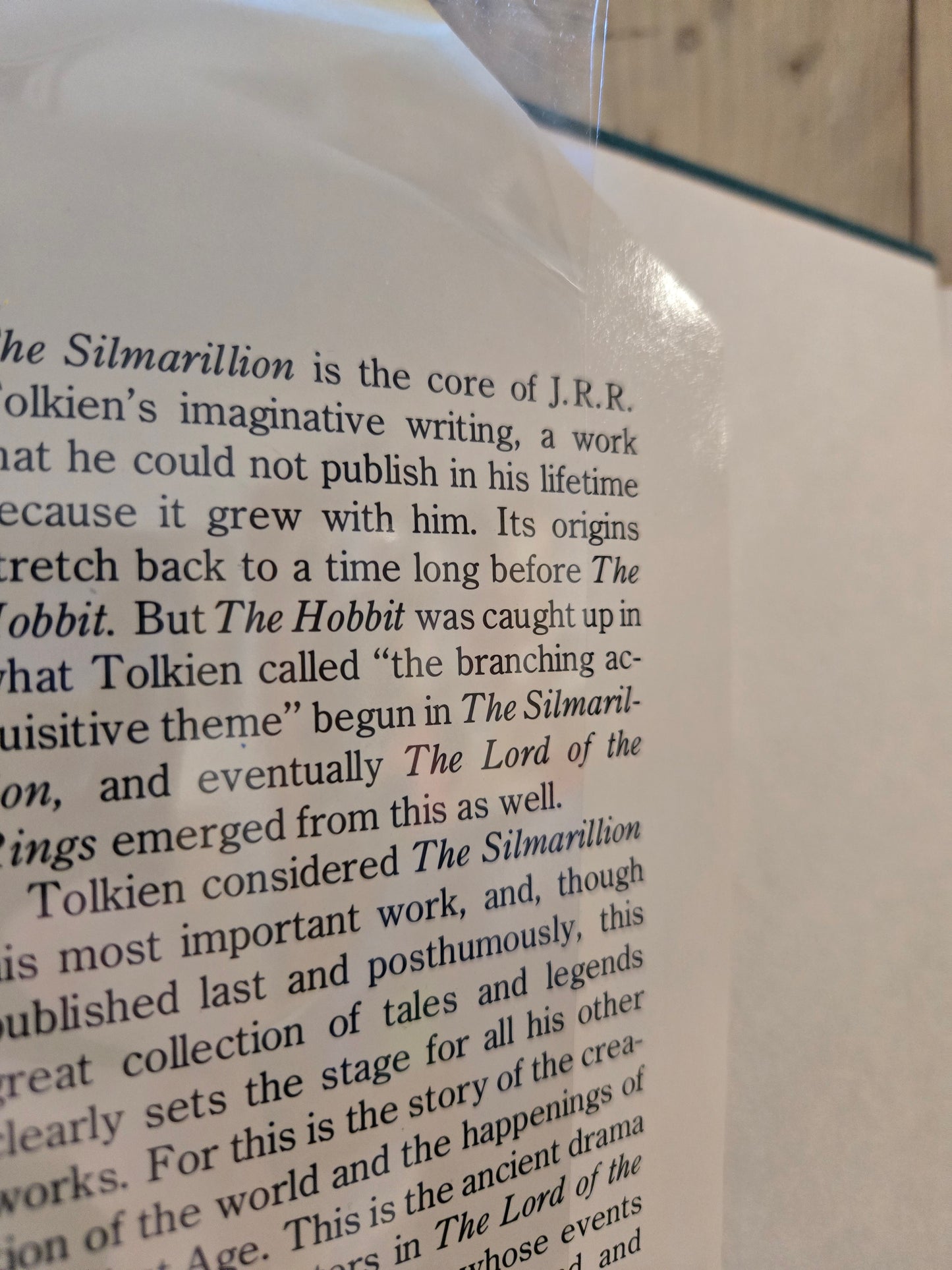 The Silmarillion // J.R.R. Tolkien // 1st American Edition 1st Printing 1977 // Vintage Hardcover with Map