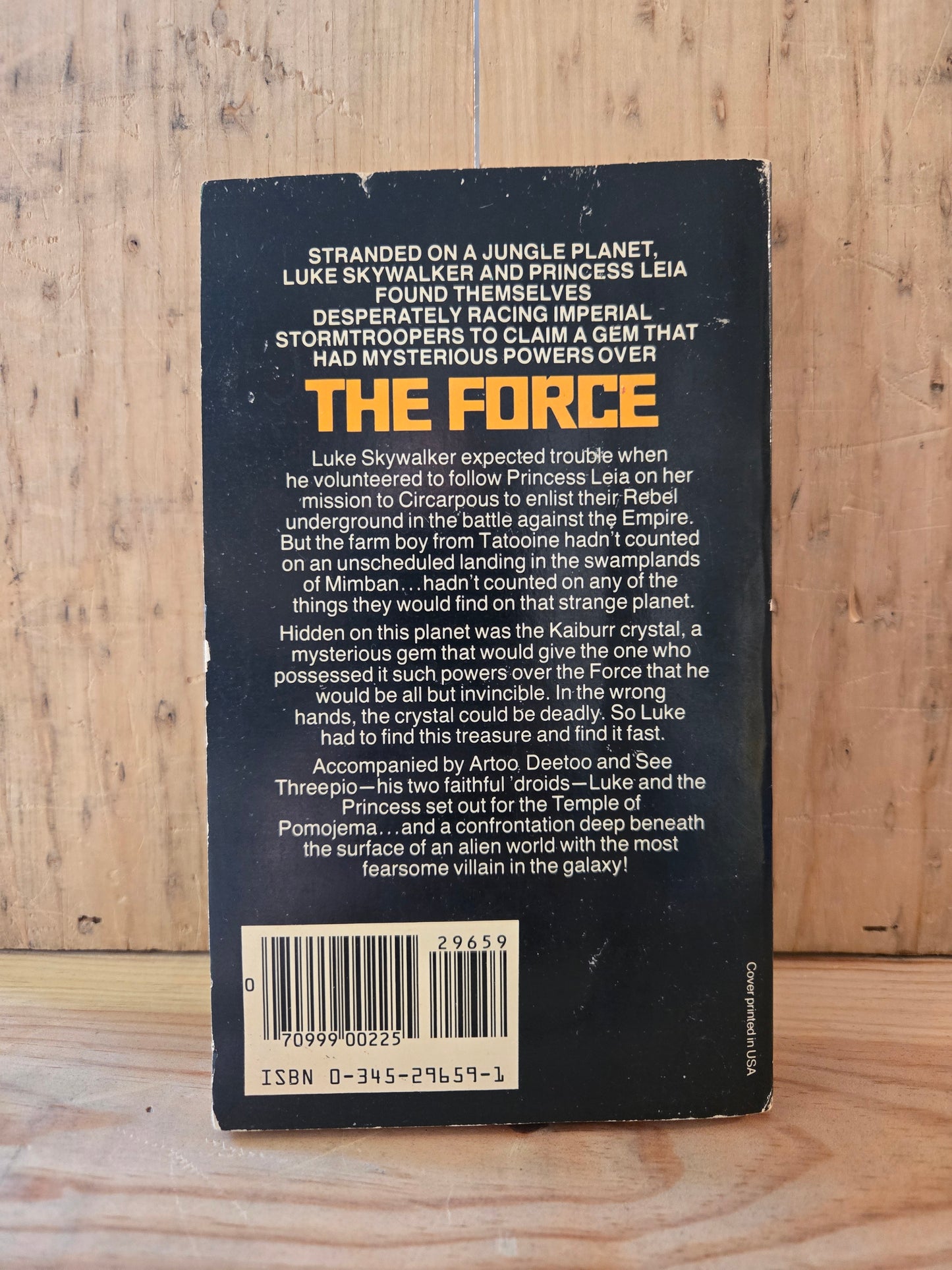 Splinter of the Mind's Eye // Alan Dean Foster // 1982 // Vintage Paperback Sci-fi Star Wars