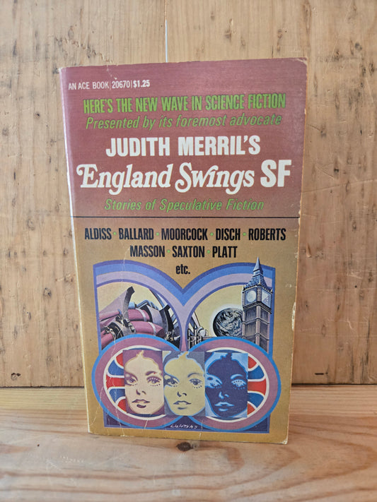 England Swings SF: Stories of Speculative Fiction // Edited by Judith Merril // 1968 // Vintage Paperback Sci-fi