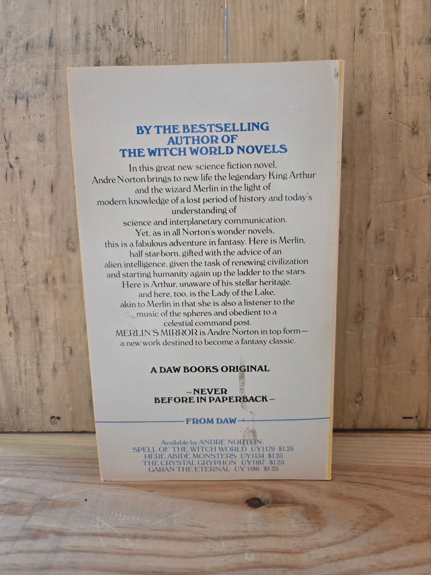 Merlin's Mirror // Andre Norton // 1975 // Vintage Paperback Fantasy