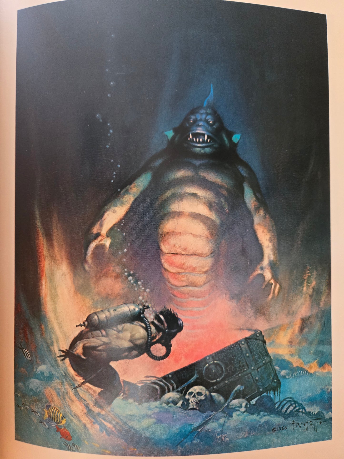 Frank Frazetta Art Books (2 Book Lot) // Edited by Betty Ballantine // 1970s // Vintage Paperback Fantasy Sci-fi Art