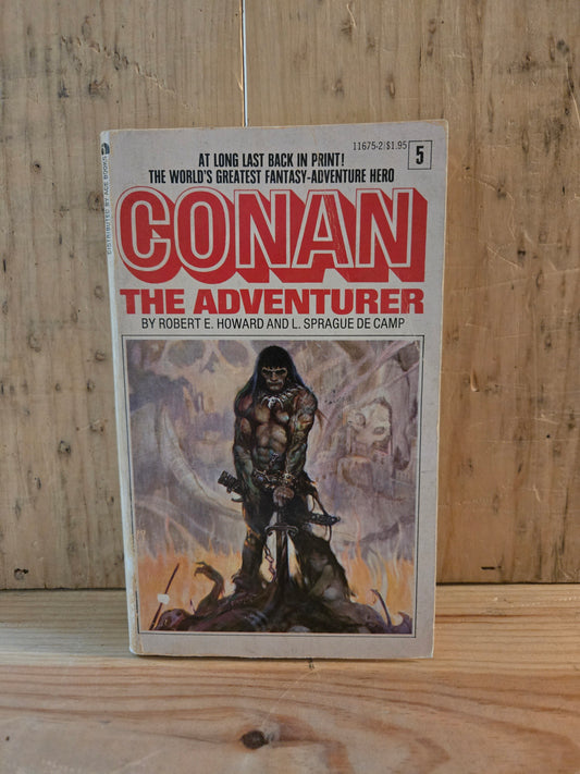 Conan The Adventurer // Robert E. Howard and L. Sprague de Camp // 1966 // Vintage Paperback Fantasy