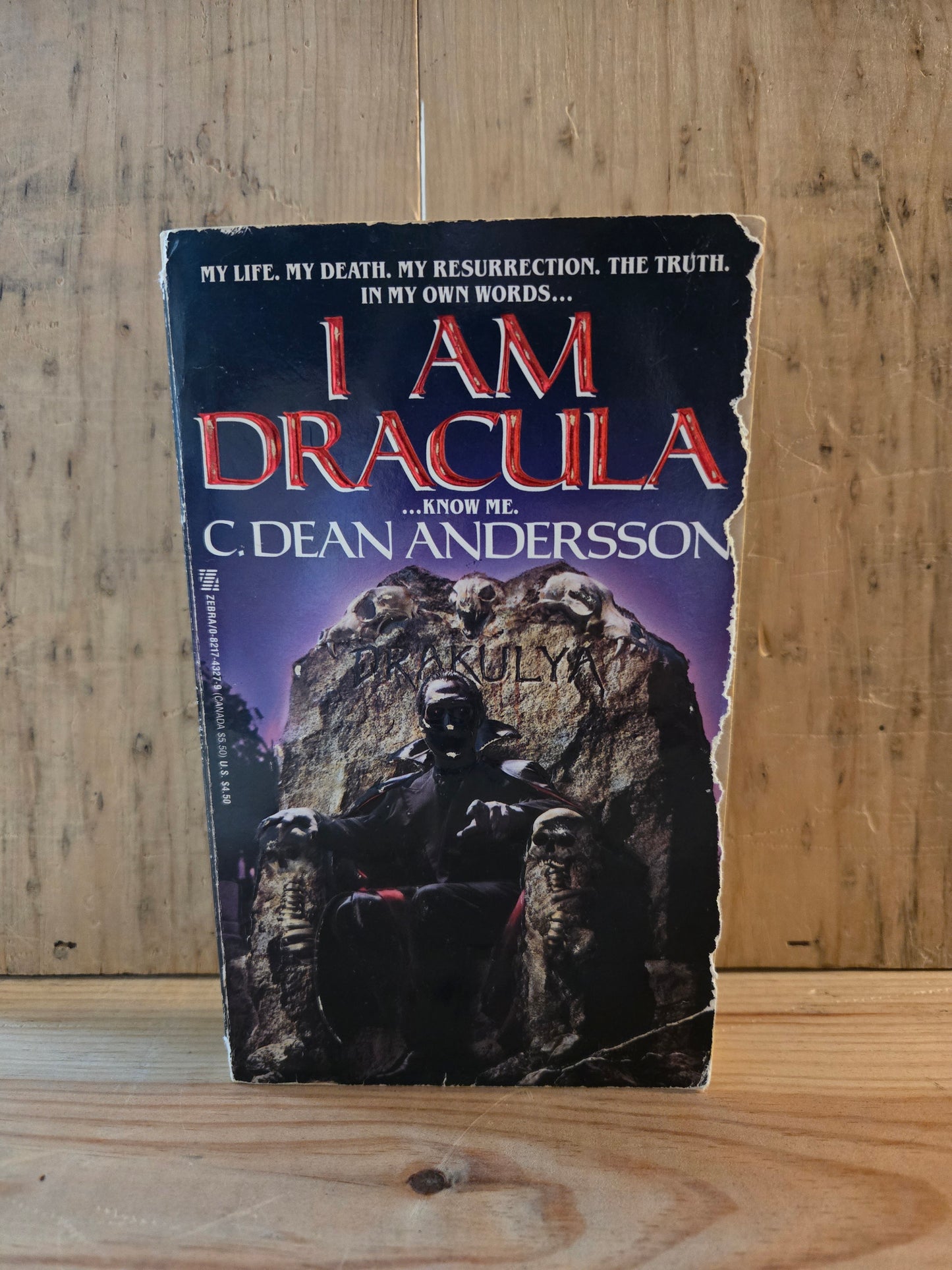 I Am Dracula // C. Dean Andersson // 1993 // Vintage Paperback Horror