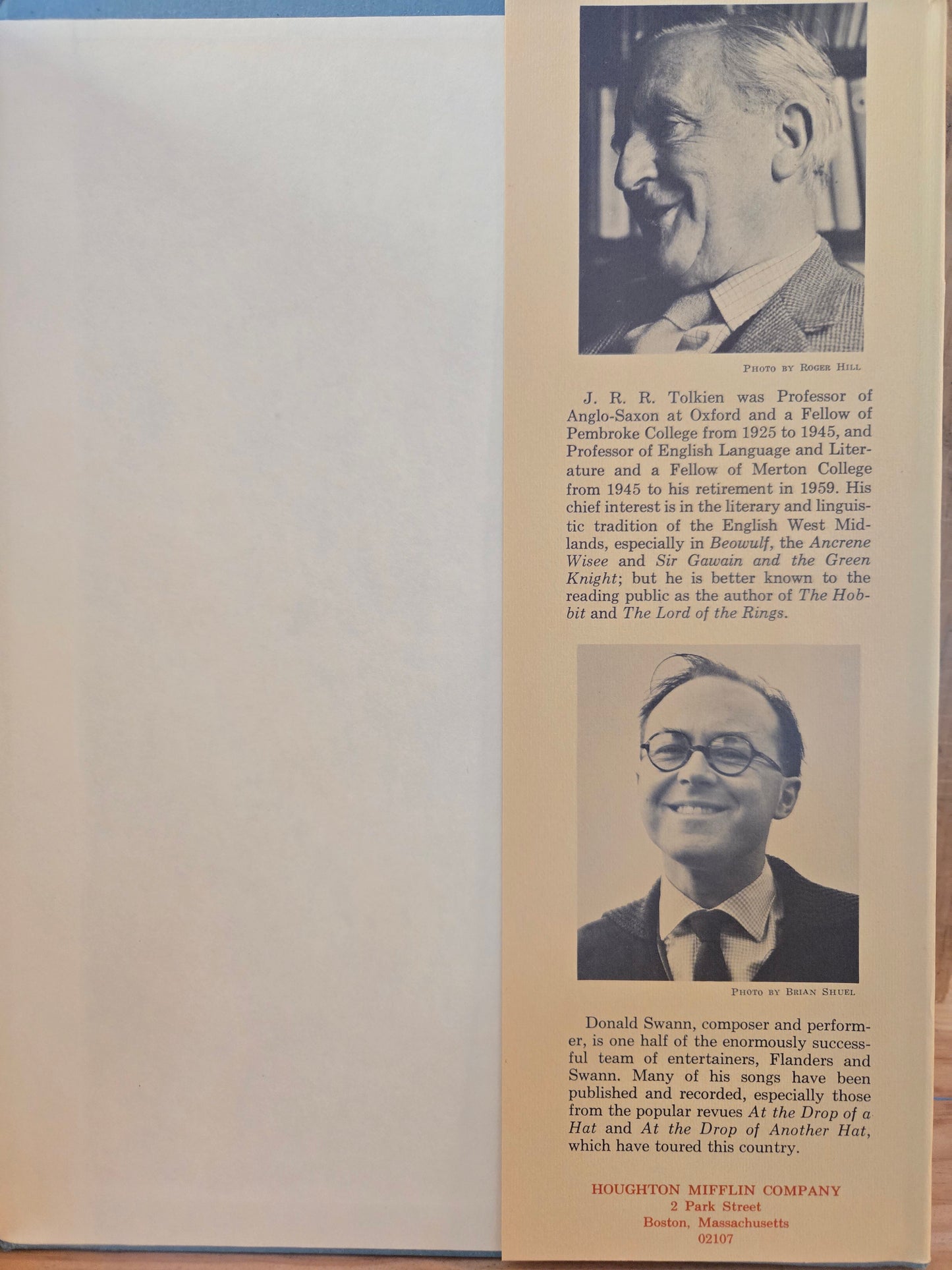 The Road Goes Ever On: A Song Cycle // Music by Donald Swann and Poems by J.R.R. Tolkien // 1968 // Vintage Hardcover Book