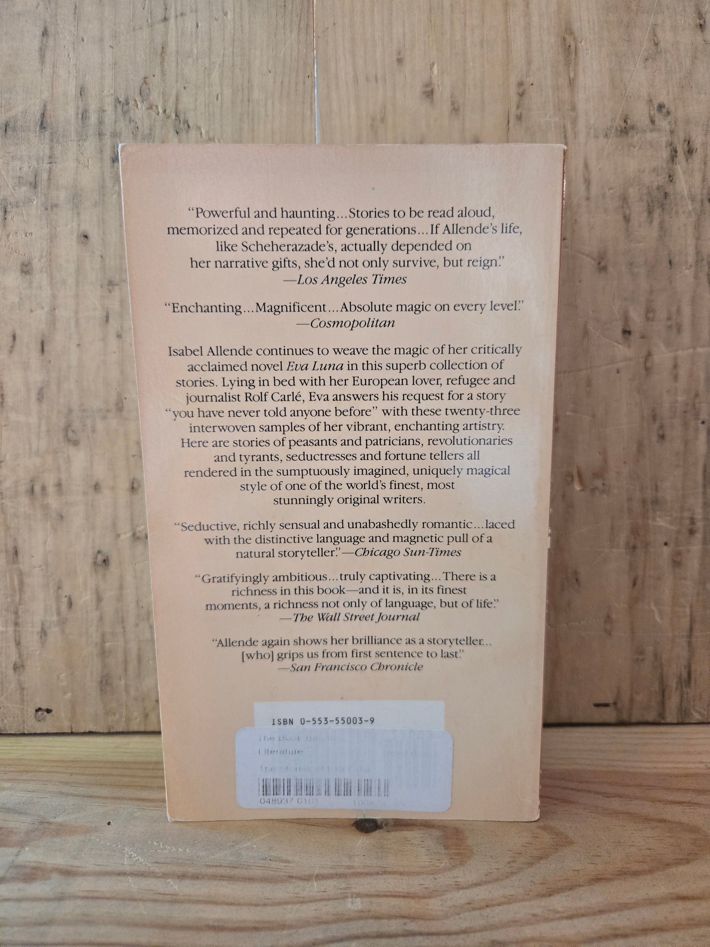 The Stories of Eva Luna // Isabel Allende // 1992 // Vintage Paperback Magical Realism