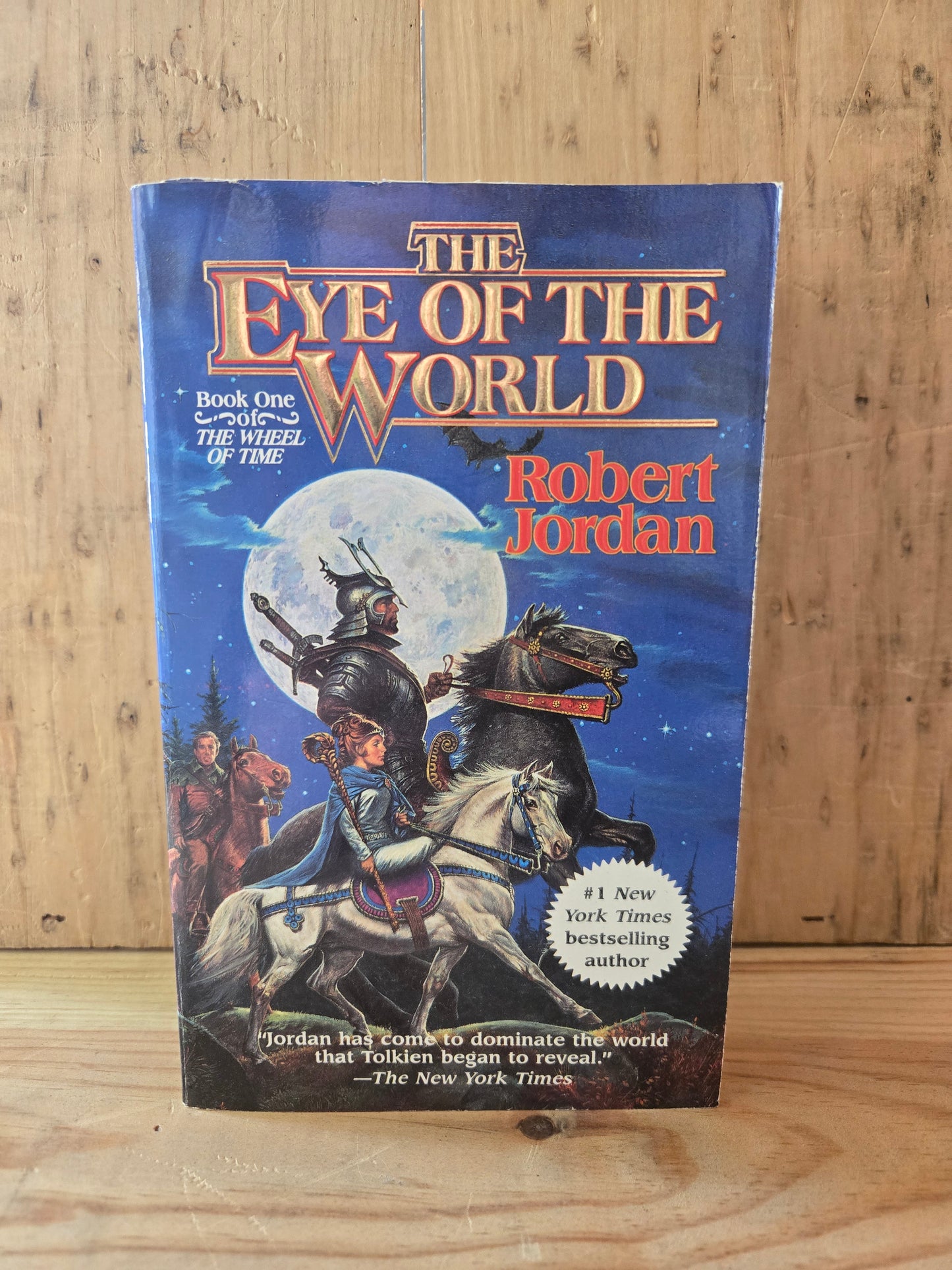 The Eye of The World (Book One in The Wheel of Time) // Robert Jordan // 1990 // Vintage Paperback Fantasy