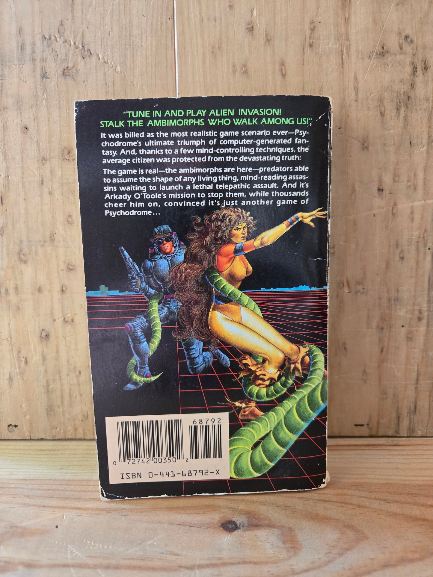 Psychodrome 2: The Shapechanger Scenario // Simon Hawke // 1988 // Vintage Paperback Cyberpunk Sci-fi