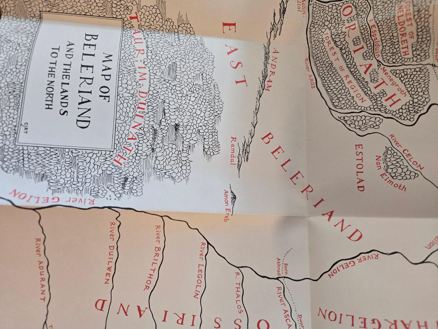 The Silmarillion // J.R.R. Tolkien // 1st U.S. Edition 4th Printing with Map Included // Vintage Hardcover Lord of the Rings