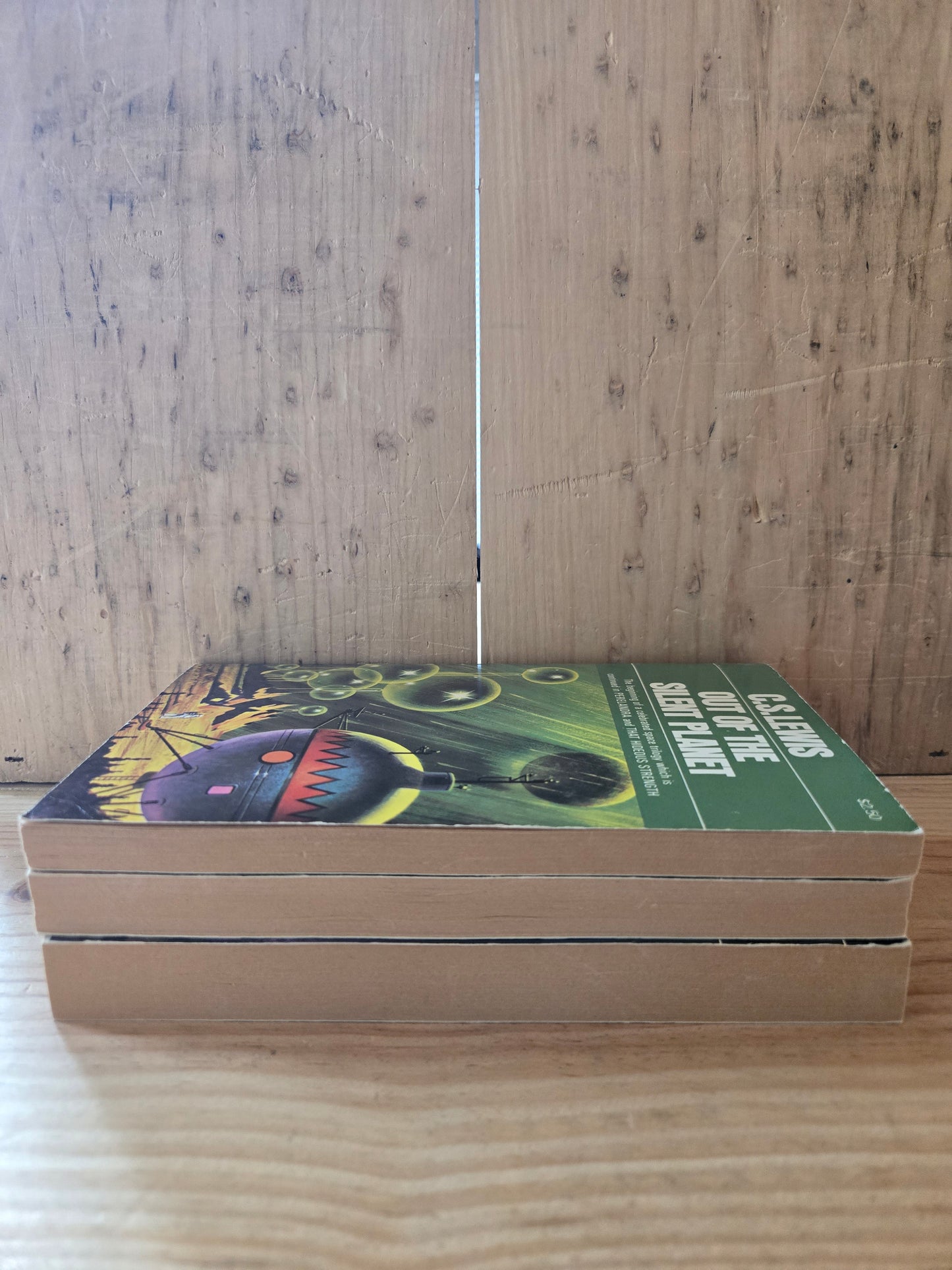 The Space Trilogy (3 Book Set) // C.S. Lewis // 1970s // Vintage Paperback Sci-fi