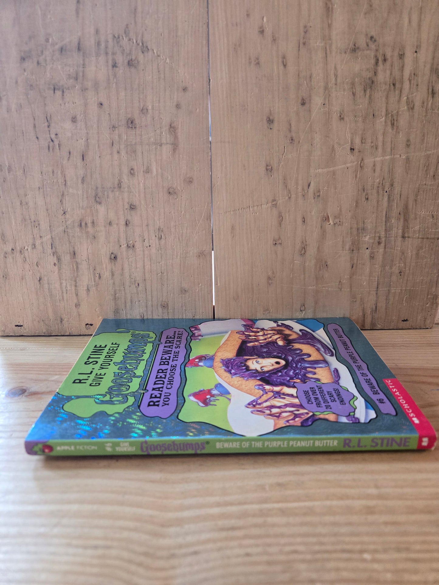 Give Yourself Goosebumps #6: Beware of the Purple Peanut Butter // R.L. Stine // 1st Printing 1996 // Vintage Paperback