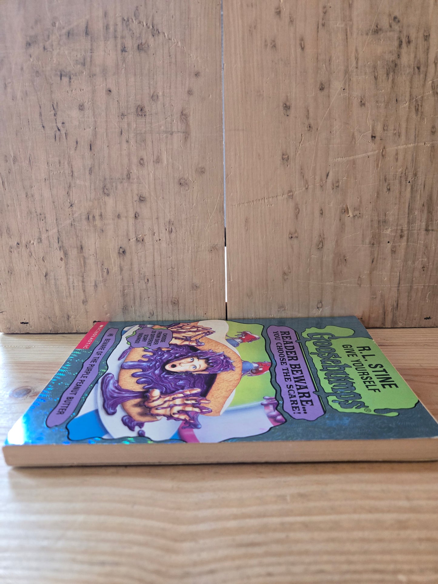 Give Yourself Goosebumps #6: Beware of the Purple Peanut Butter // R.L. Stine // 1st Printing 1996 // Vintage Paperback