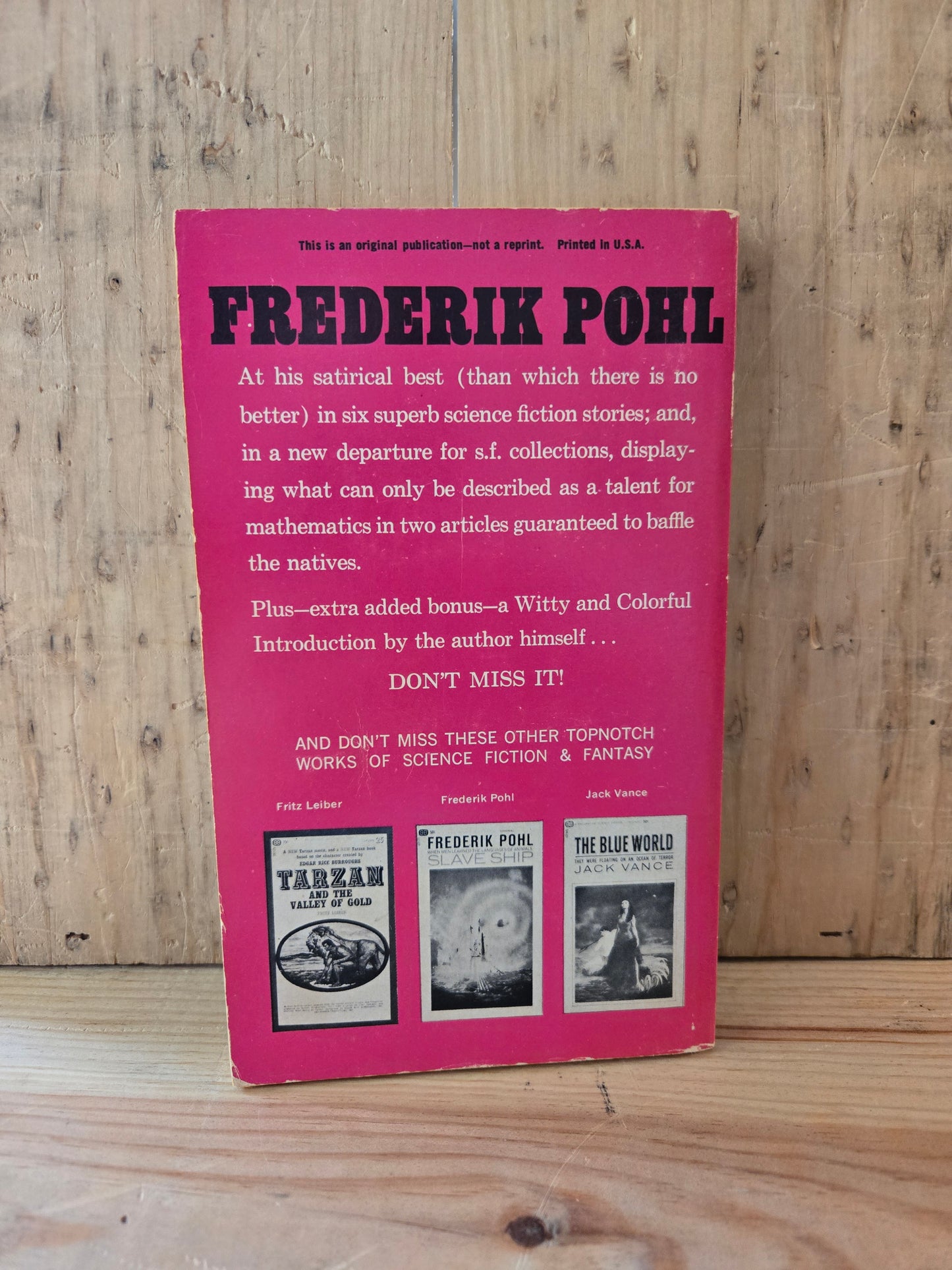 Digits & Dastards: Science Fiction (and Fact!) // Frederick Pohl // 1966 // Vintage Paperback Sci-fi