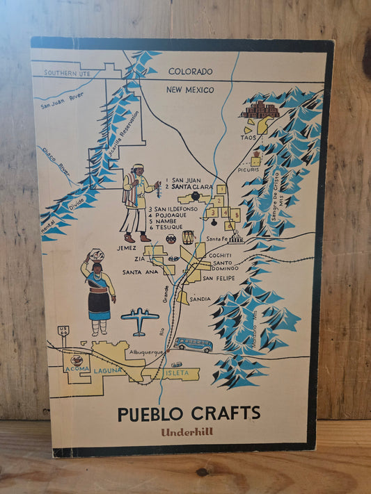 Pueblo Crafts // Ruth Underhill // 1944 // Vintage Paperback Indigenous Art