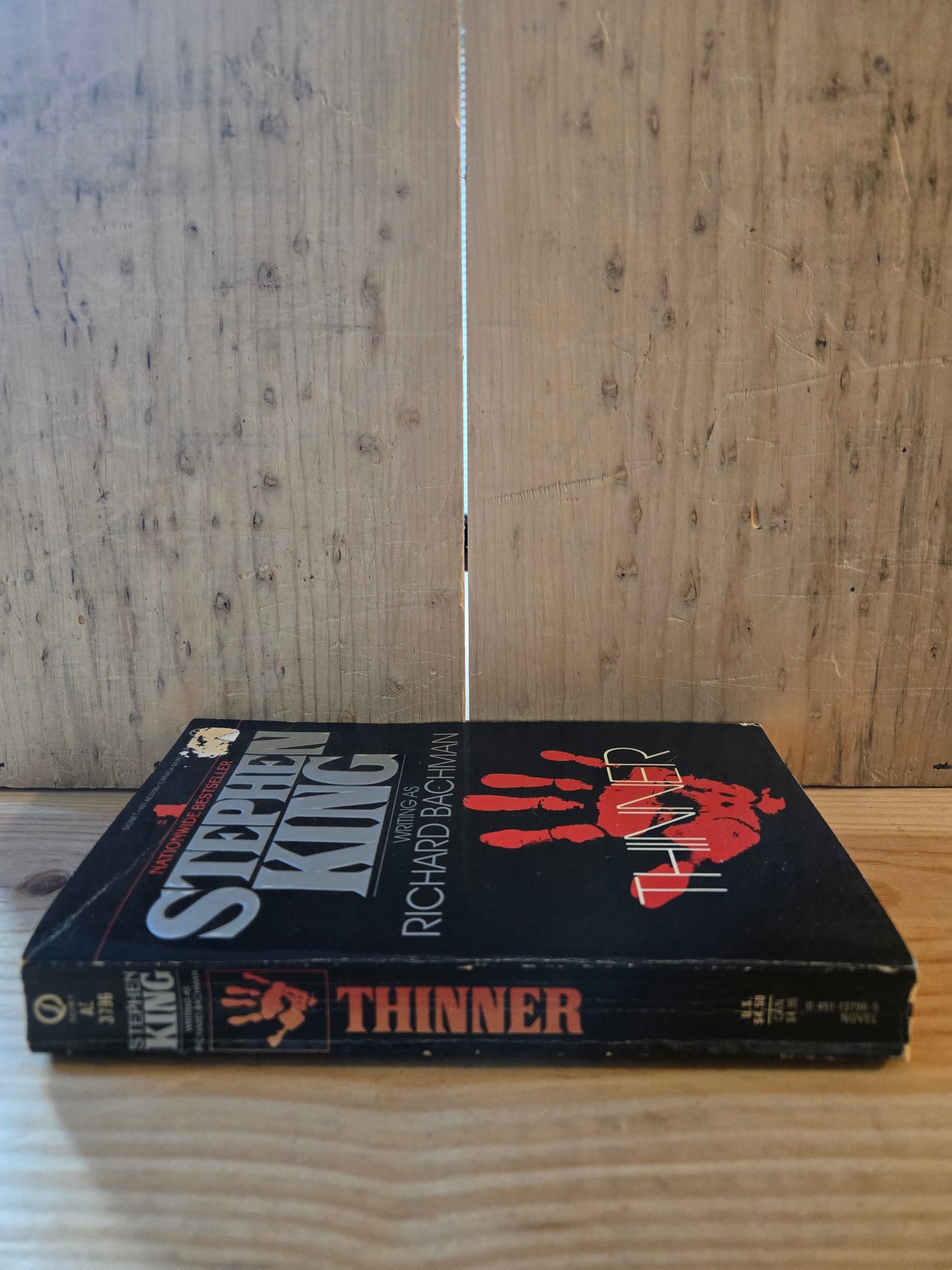 Thinner // Stephen King // 1985 // Vintage Paperback Horror Thriller