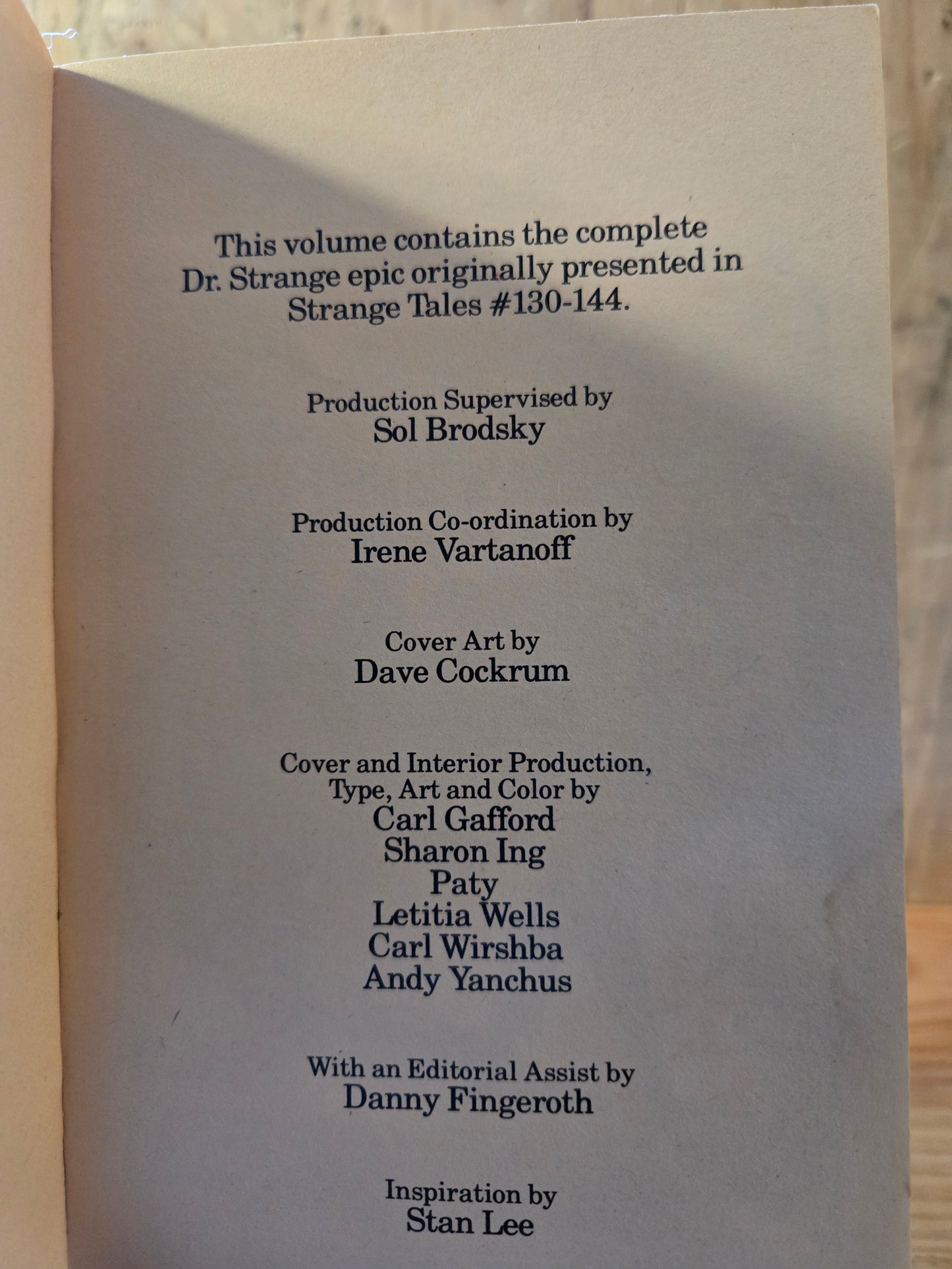 Doctor Strange Master of the Strange Arts #2 // Presented by Stan Lee // 1979 // Vintage Paperback Superhero Comics