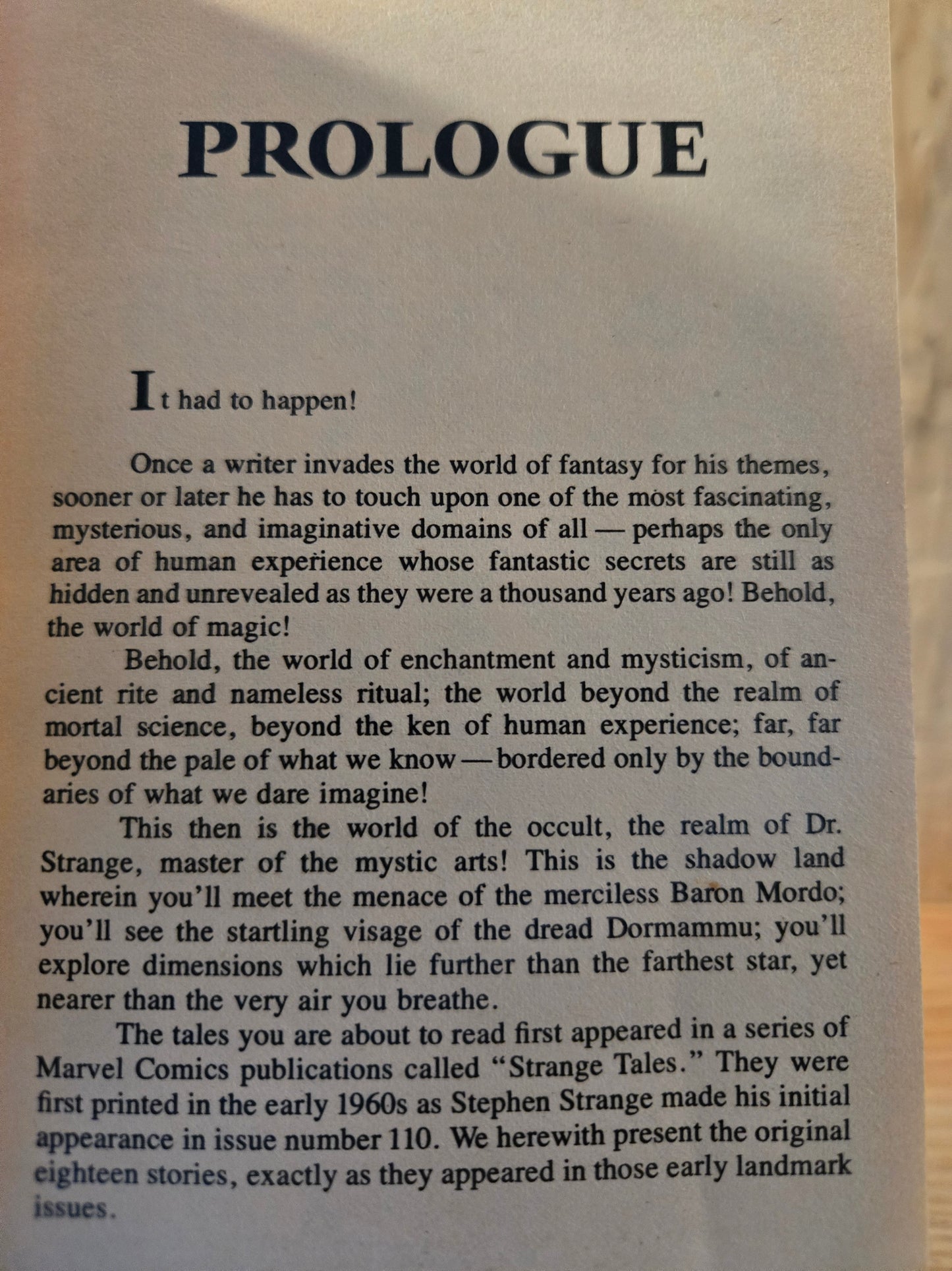 Doctor Strange Master of the Mystics Arts // Presented by Stan Lee // 1978 // Vintage Paperback Superhero Comics