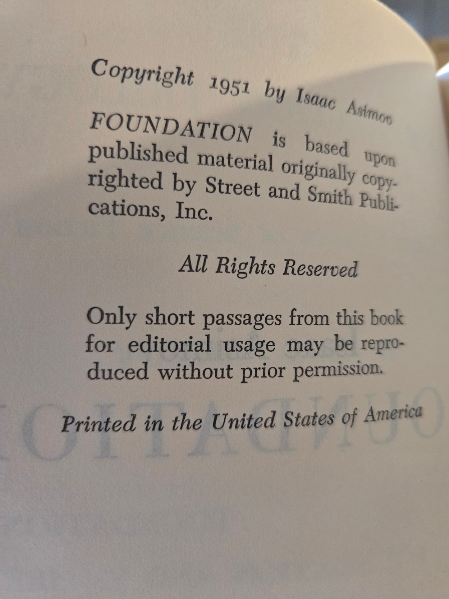The Foundation Trilogy // Isaac Asimov // Book Club Edition 1955 // Vintage Hardcover Sci-fi