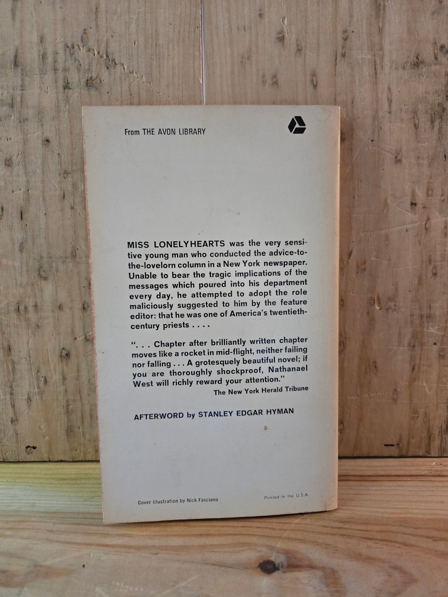 Miss Lonelyhearts // Nathanael West // 1967 // Vintage Paperback