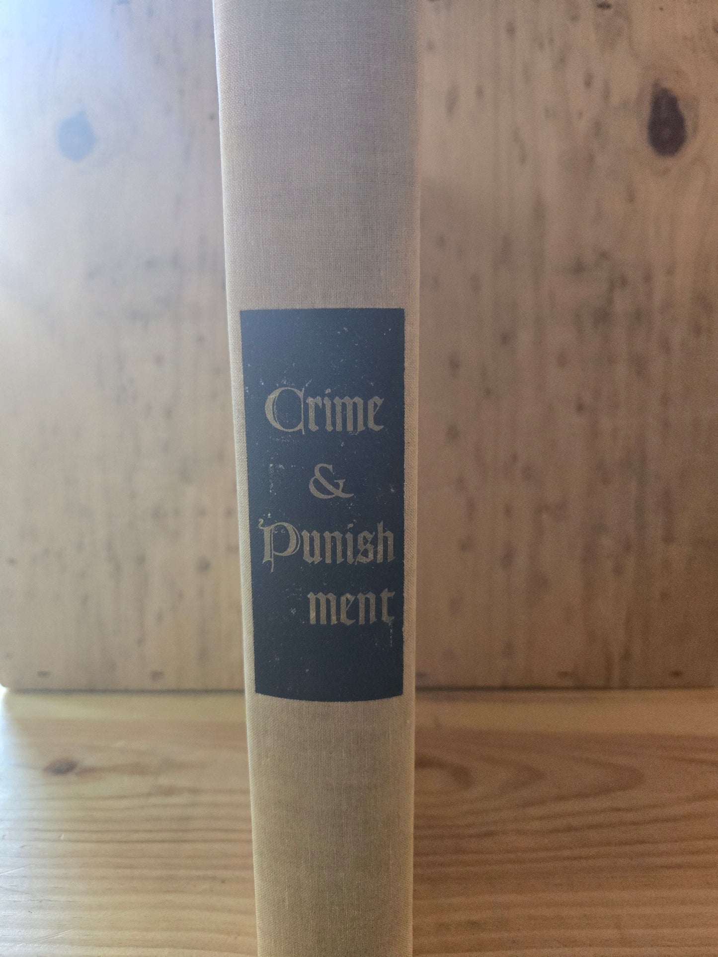 Crime and Punishment // Fyodor Dostoevsky // 1938 // Vintage Hardcover Wood Engravings by Fritz Eichenberg