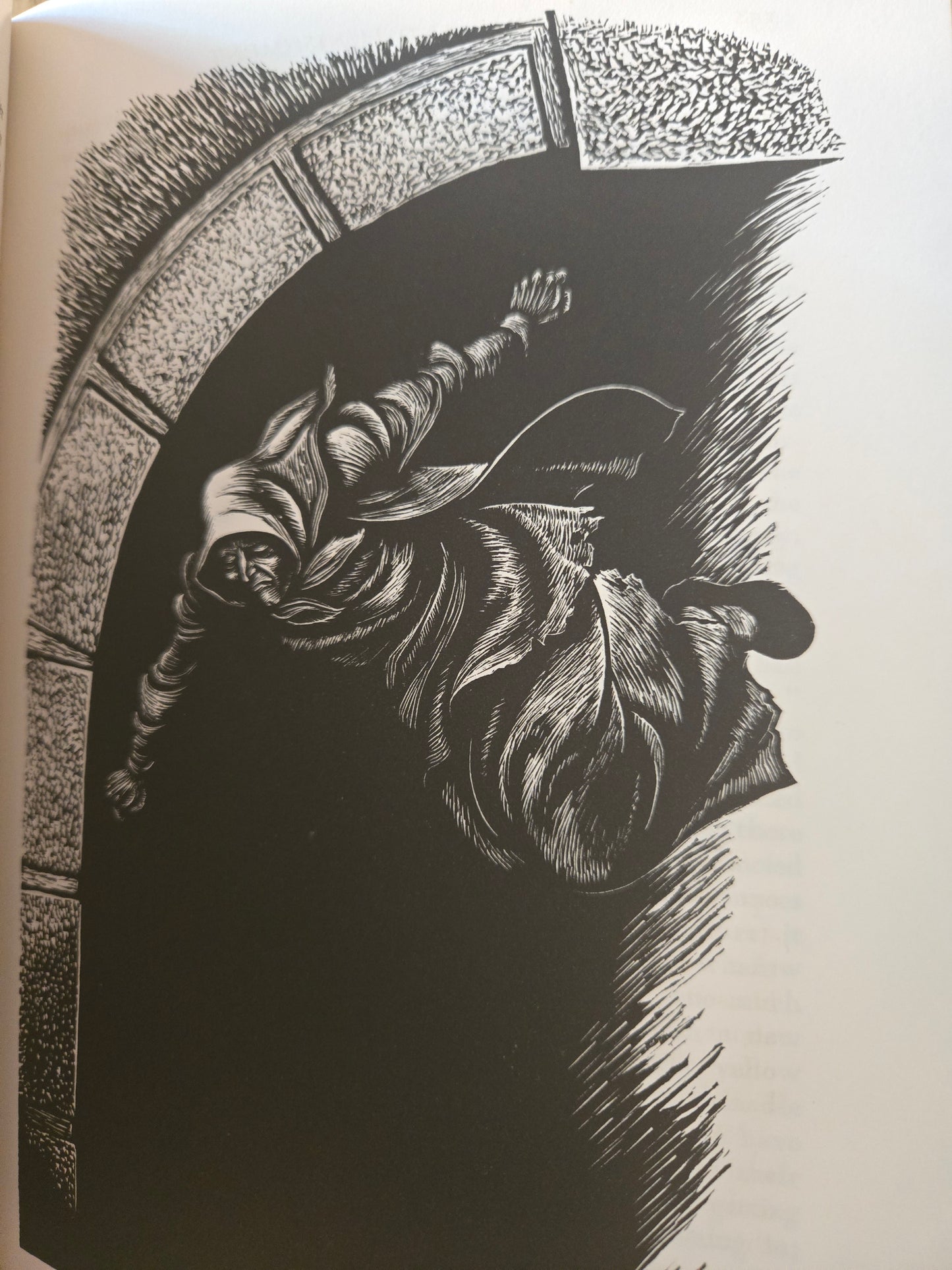 Crime and Punishment // Fyodor Dostoevsky // 1938 // Vintage Hardcover Wood Engravings by Fritz Eichenberg
