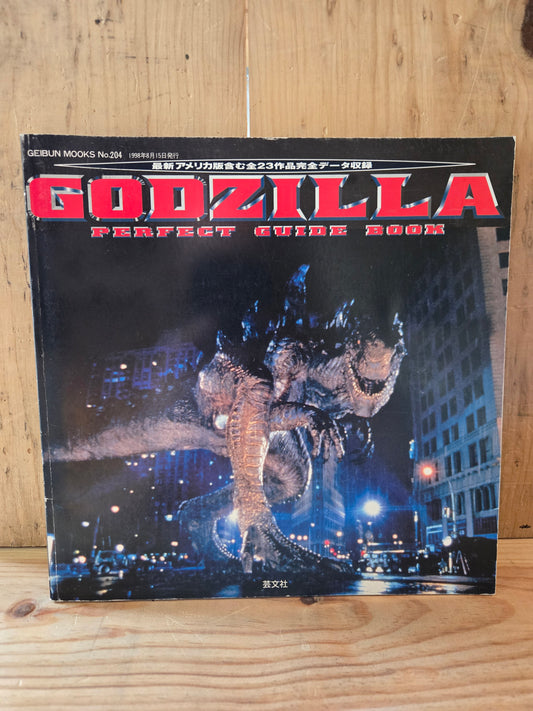 Godzilla Perfect Guide Book // 1998 // Vintage Paperback Godzilla Movies