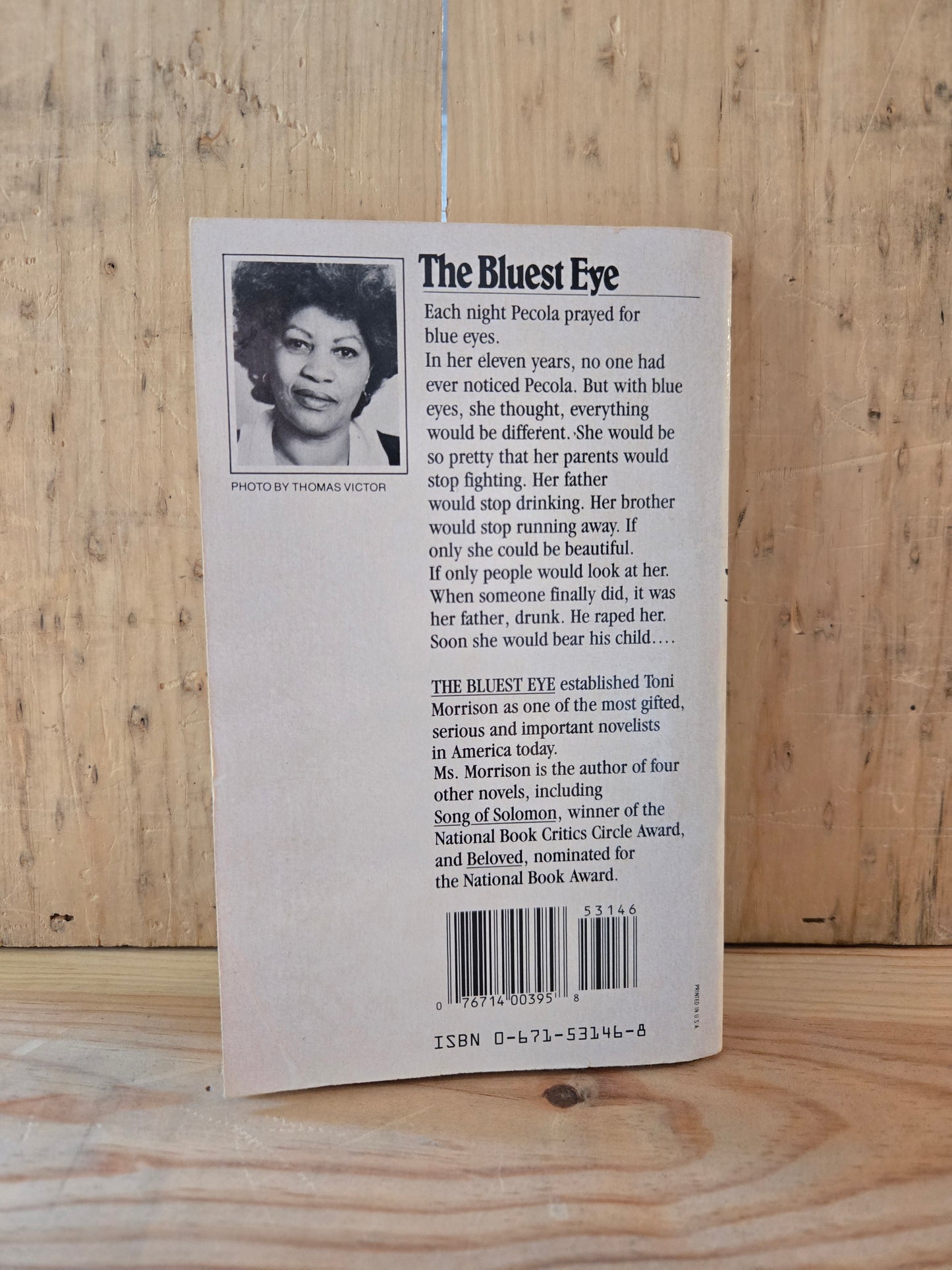 The Bluest Eye // Toni Morrison // 1972 // Vintage Paperback